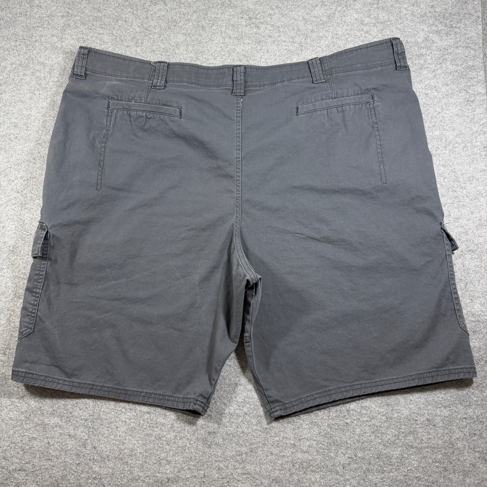Wrangler Cargo Shorts Mens 48 Gray Relaxed Fit Cotton Utility Workwear Outdoor thumbnail 2