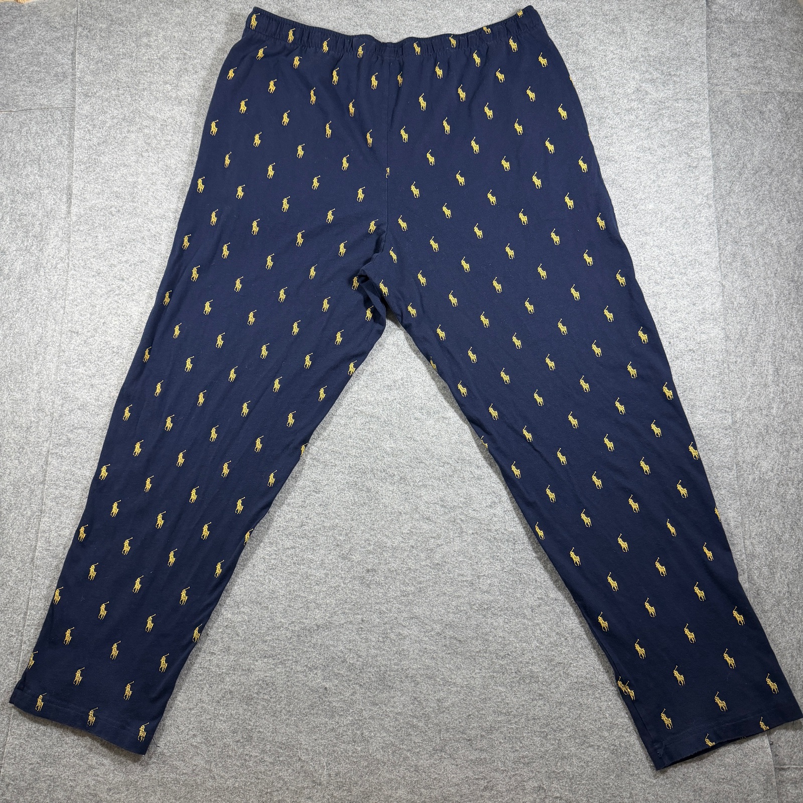 Polo Ralph Lauren Sleepwear Pant Mens XL Navy Allover Pony Print Lounge Pajama thumbnail 2