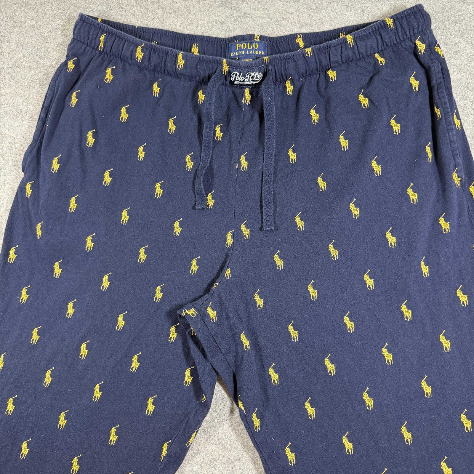 Polo Ralph Lauren Sleepwear Pant Mens XL Navy Allover Pony Print Lounge Pajama thumbnail 4