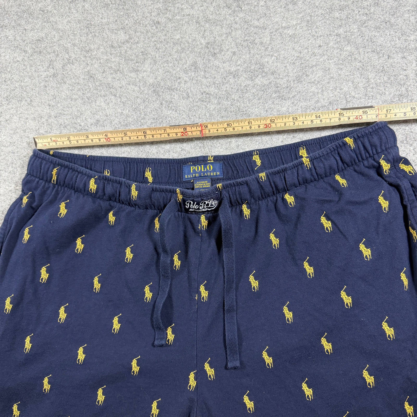 Polo Ralph Lauren Sleepwear Pant Mens XL Navy Allover Pony Print Lounge Pajama thumbnail 5