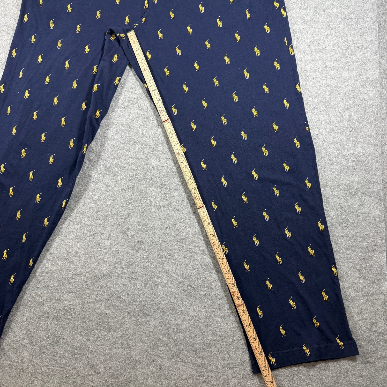 Polo Ralph Lauren Sleepwear Pant Mens XL Navy Allover Pony Print Lounge Pajama thumbnail 6