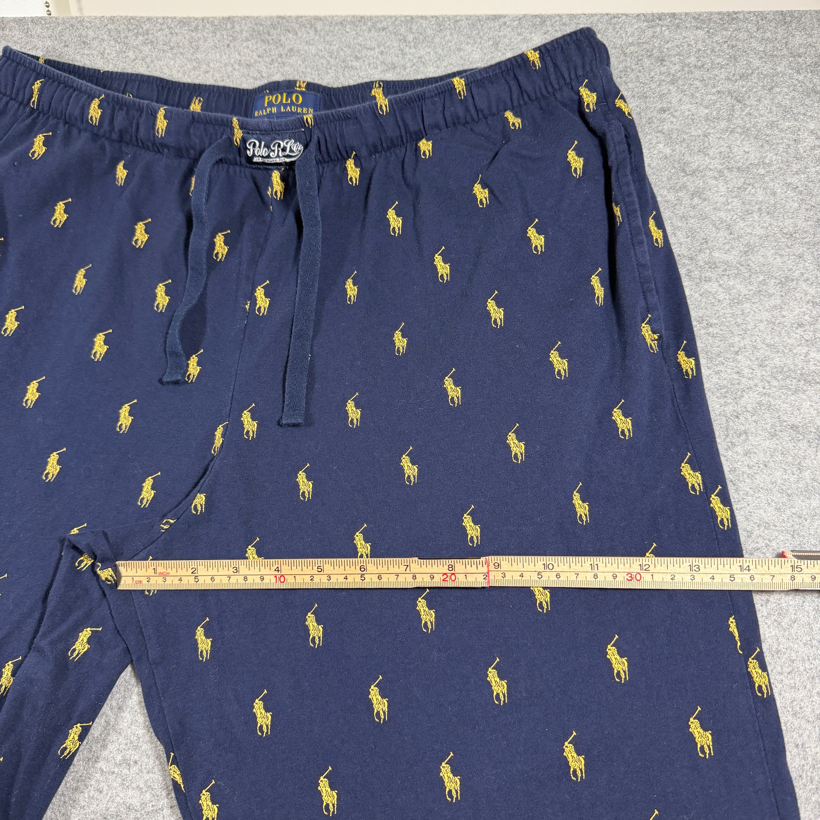 Polo Ralph Lauren Sleepwear Pant Mens XL Navy Allover Pony Print Lounge Pajama thumbnail 7