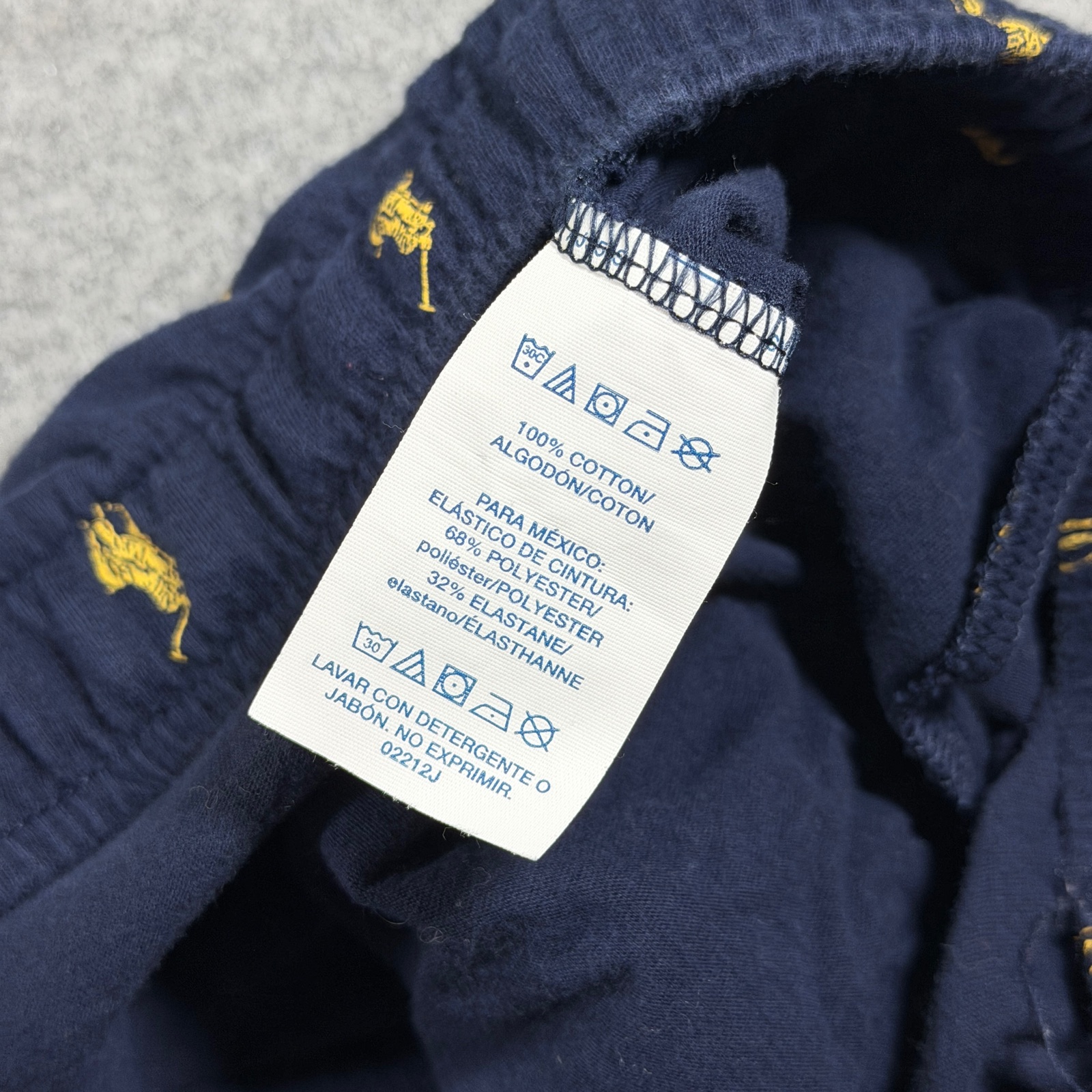 Polo Ralph Lauren Sleepwear Pant Mens XL Navy Allover Pony Print Lounge Pajama thumbnail 9
