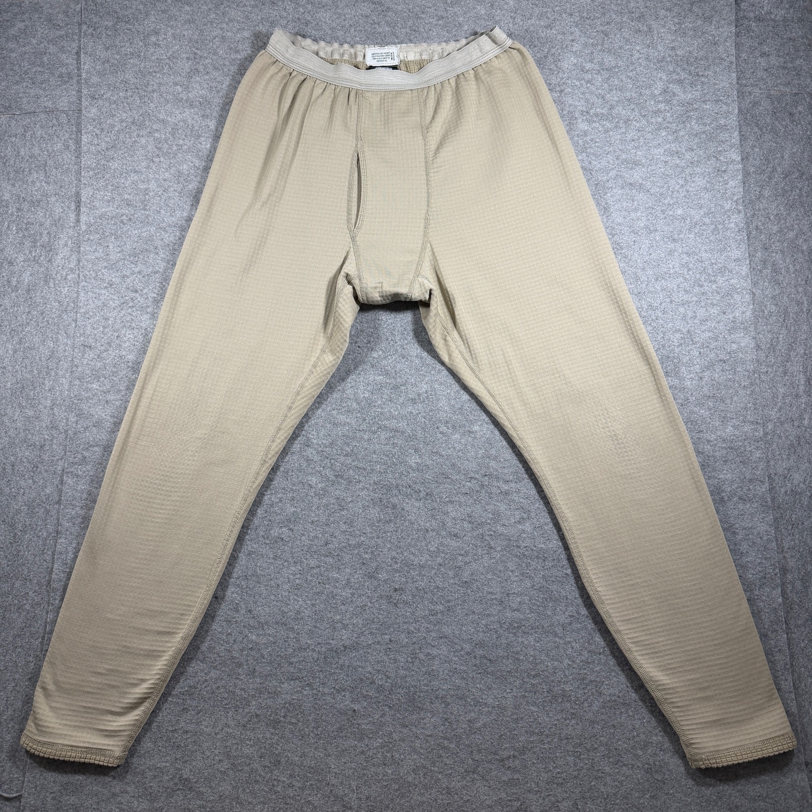 US Army Gen III ECWCS Thermal Drawers Mens M Tan Polartec Fleece Base Layer