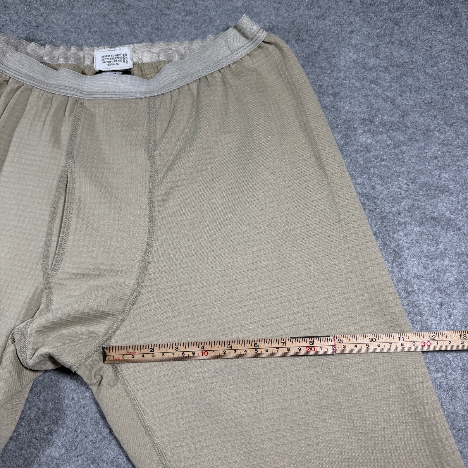 US Army Gen III ECWCS Thermal Drawers Mens M Tan Polartec Fleece Base Layer thumbnail 9