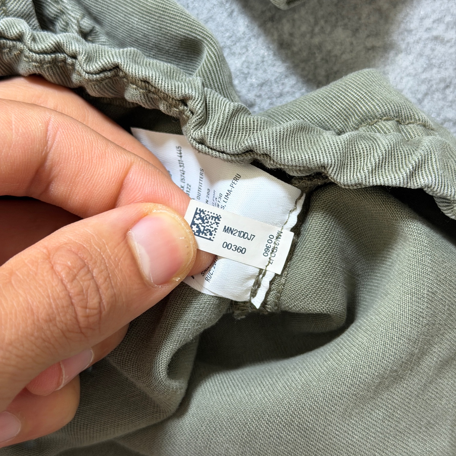 American Eagle Field Jacket Womens XL Olive Green Hooded Zip Front Military thumbnail 12