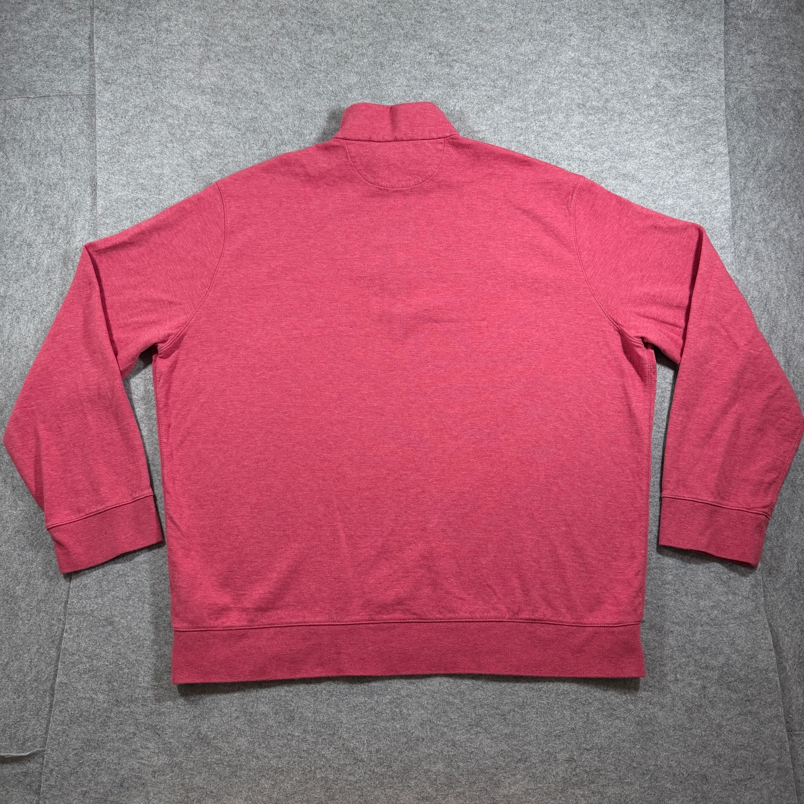 Polo Ralph Lauren Soft Touch 1/4 Zip Sweater Mens XXL Red Knit Pullover Preppy thumbnail 2