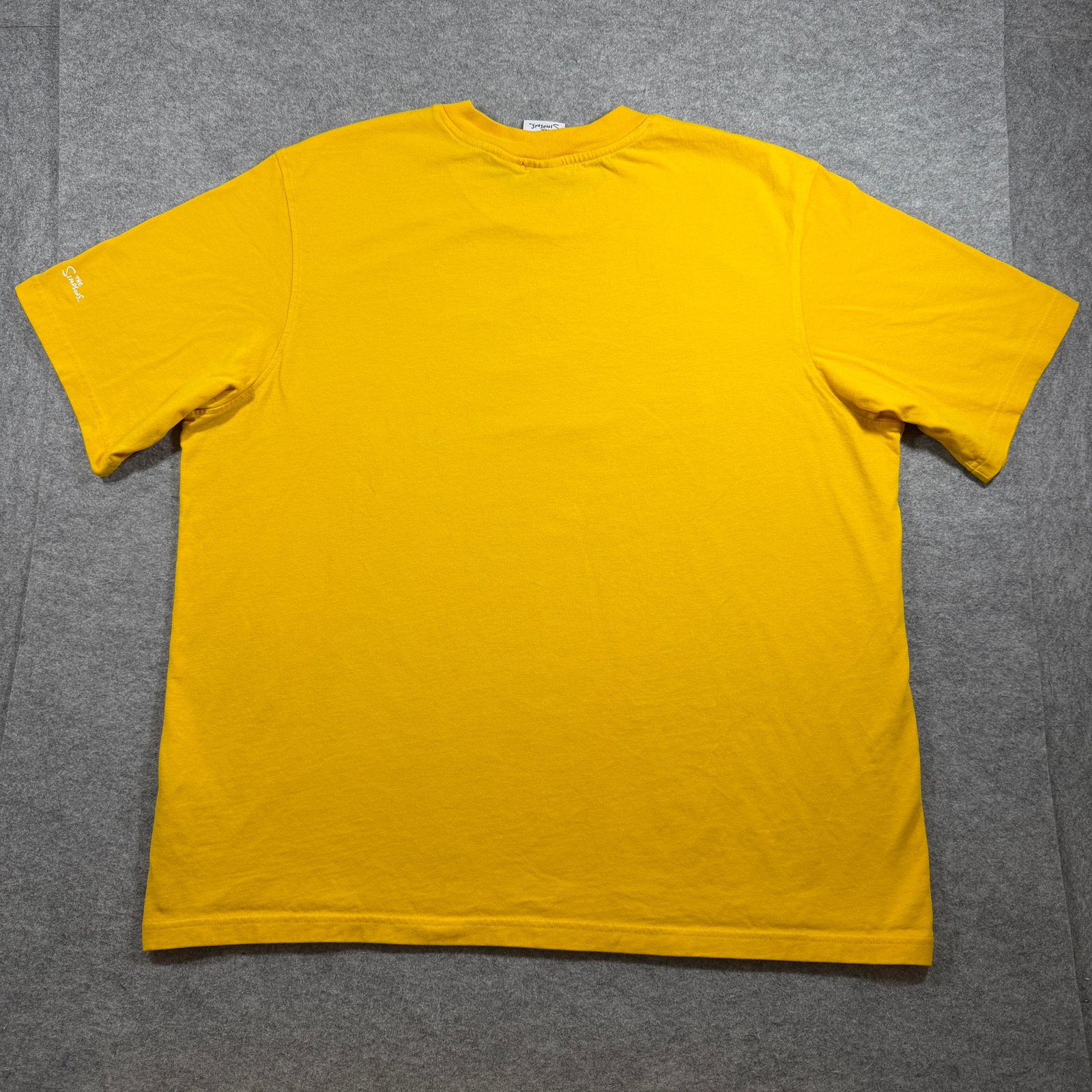Adidas The Simpsons T Shirt Mens XL Yellow Donut Graphic Trefoil Logo Cartoon thumbnail 2