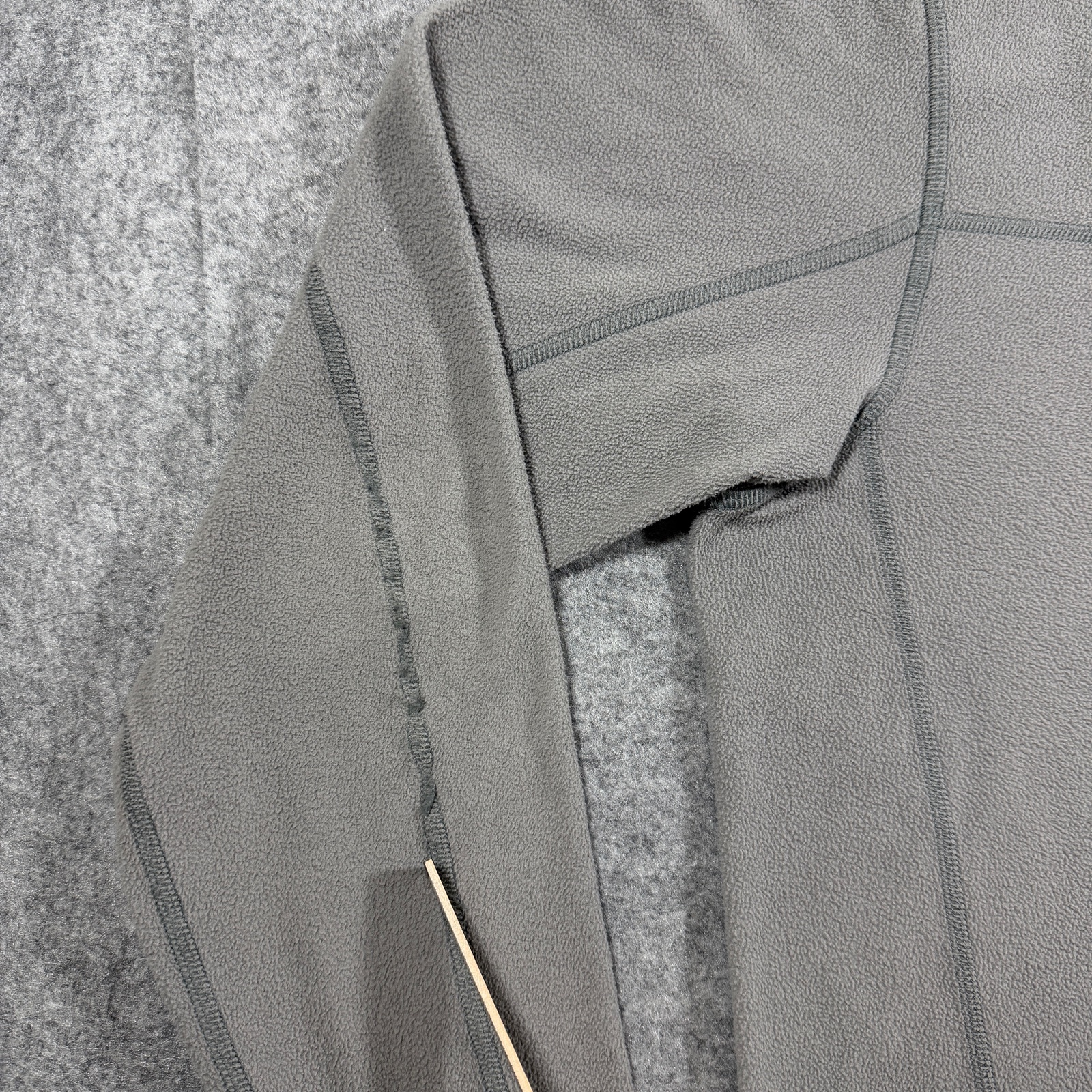 Patagonia Micro D Fleece Pullover Mens L Gray 1/4 Zip Recycled Hiking Outdoor thumbnail 5