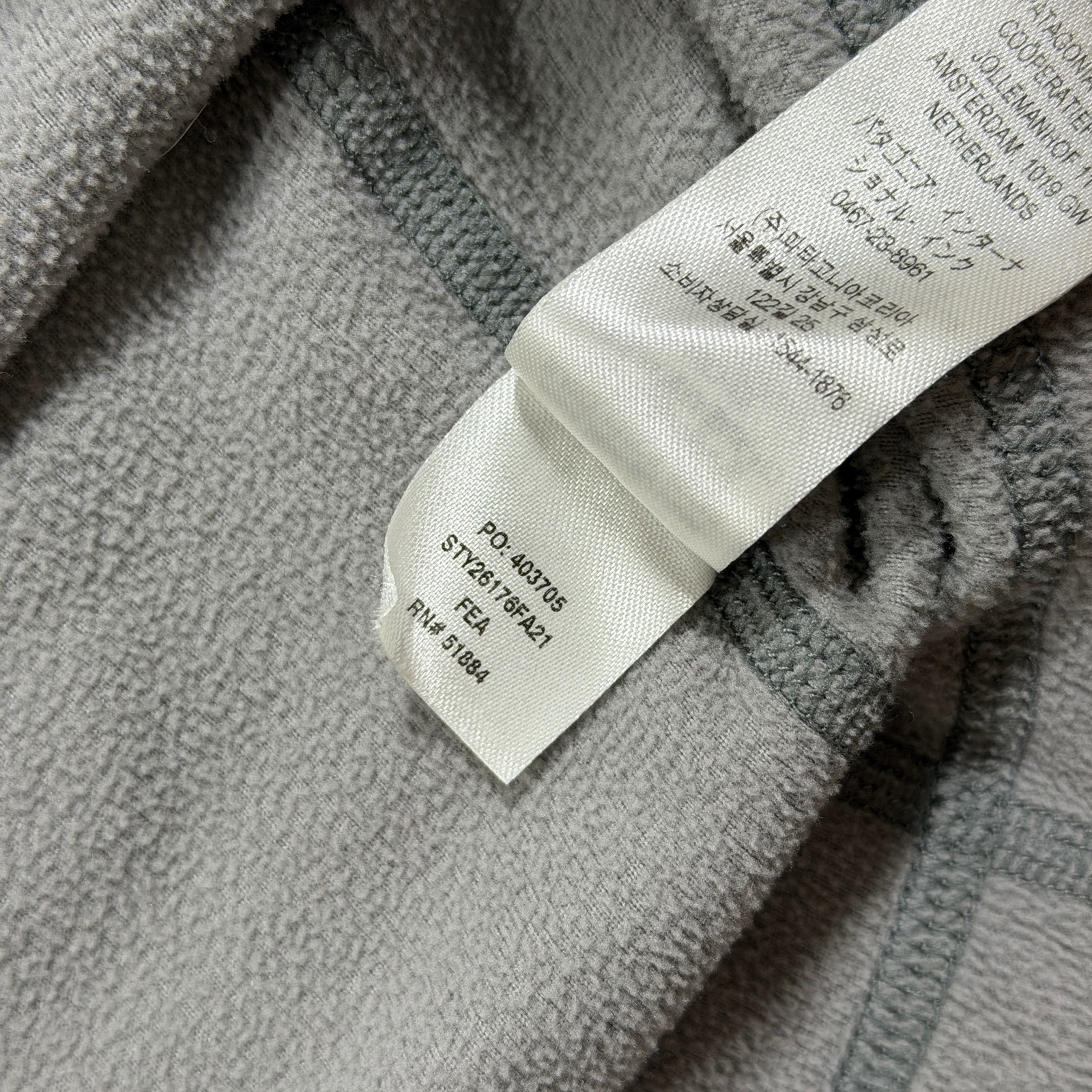 Patagonia Micro D Fleece Pullover Mens L Gray 1/4 Zip Recycled Hiking Outdoor thumbnail 10