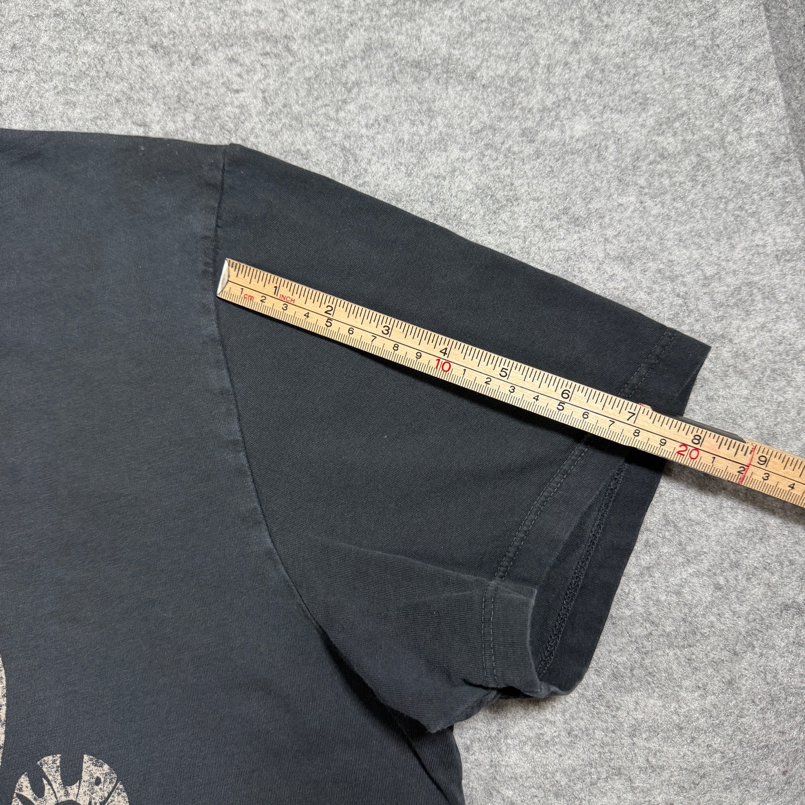 True Religion Y2K T Shirt Mens 2XL Black Skull Music Festival Graphic Made USA thumbnail 8