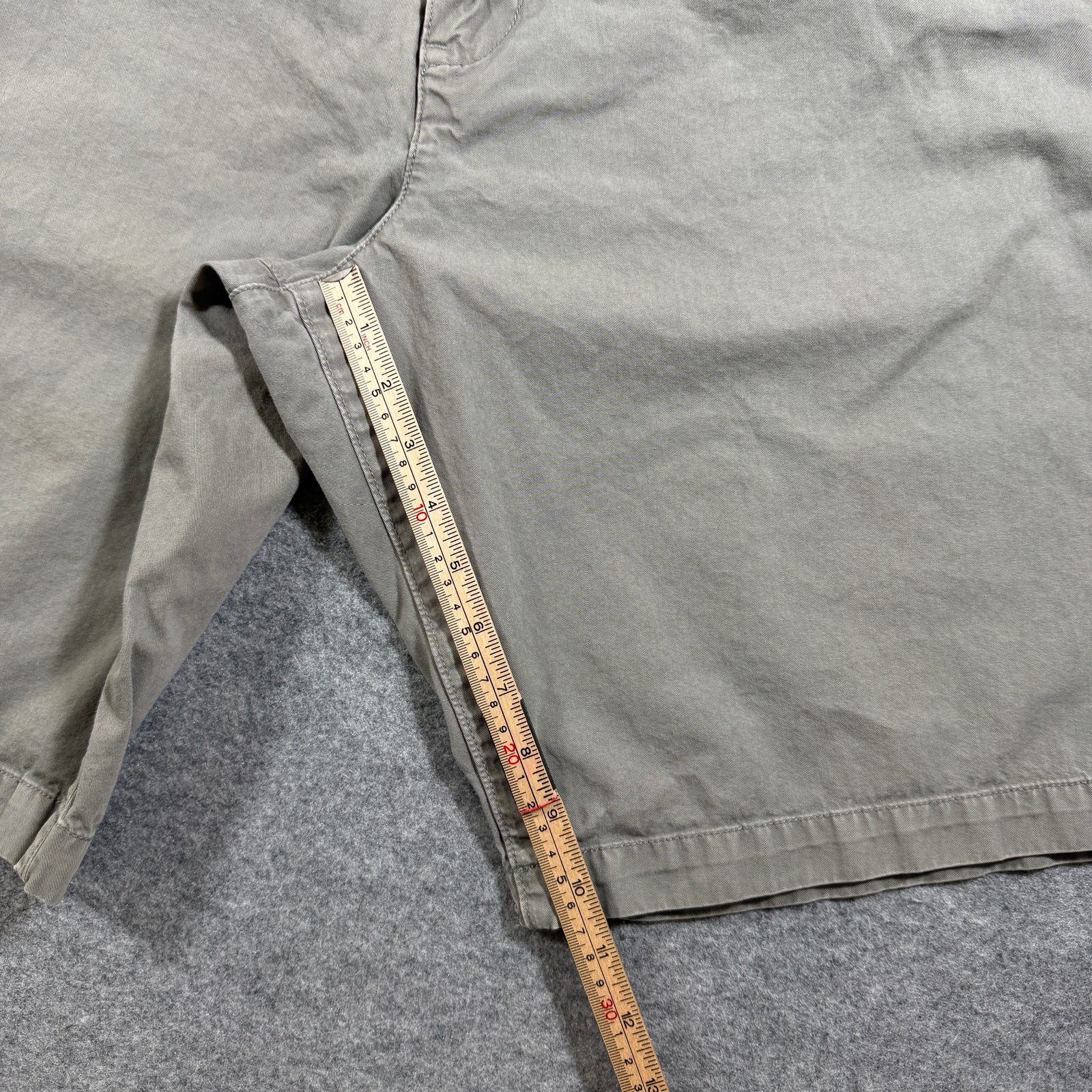Lucky Brand Chino Shorts Mens 38 Olive Khaki Cotton Flat Front Casual Preppy thumbnail 7