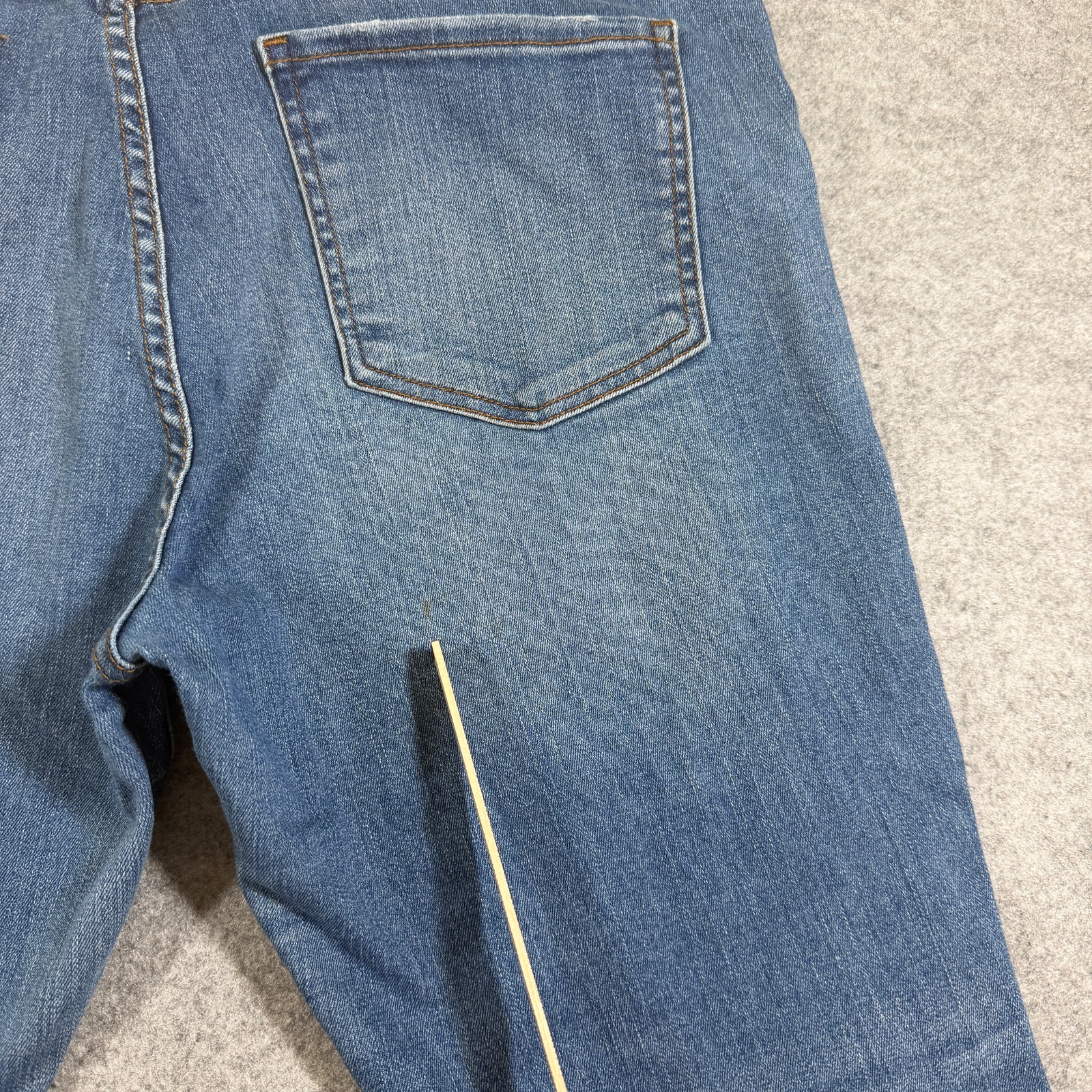 Kut From The Kloth Diana Skinny Jeans Womens 12 Blue Wash Distressed Stretch thumbnail 3