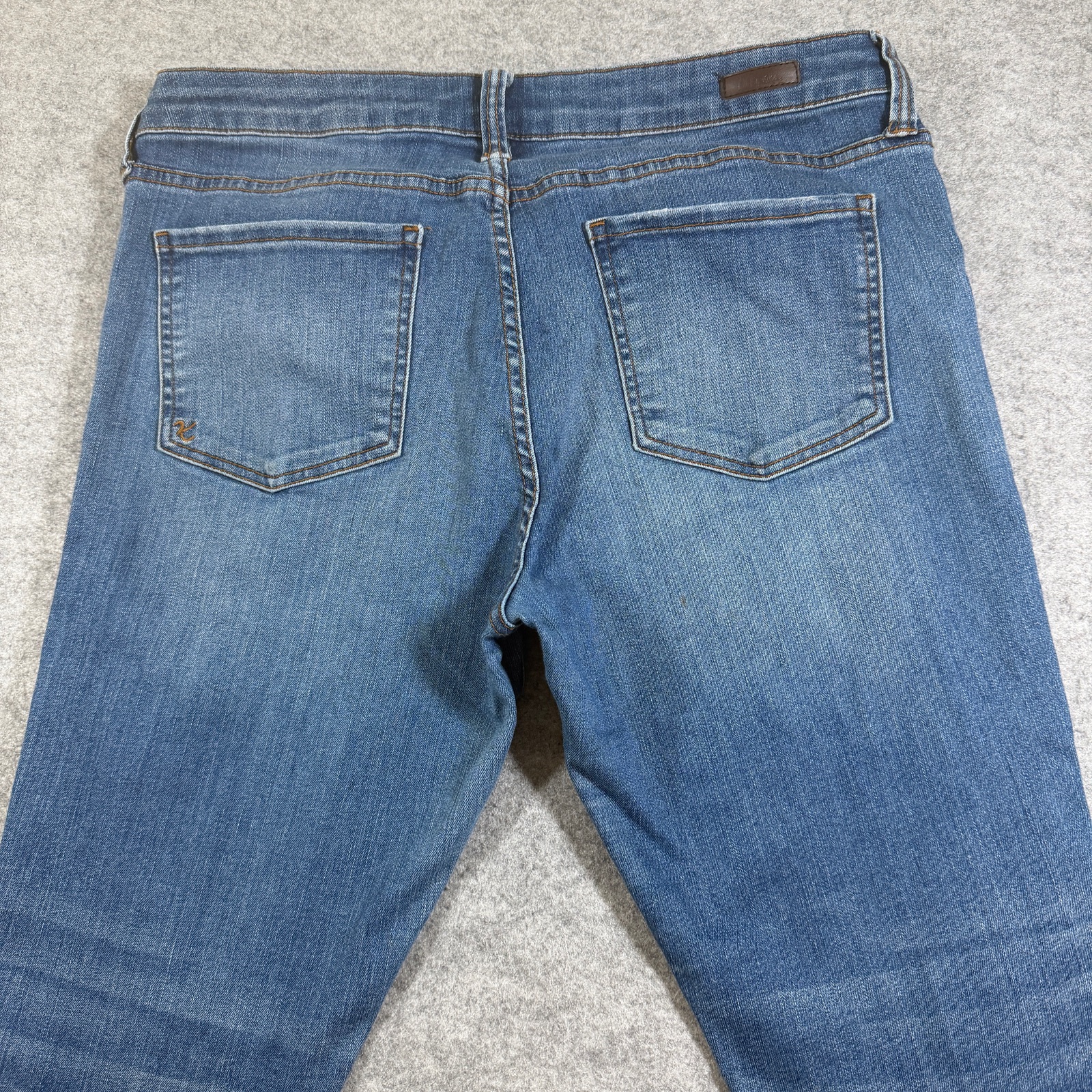 Kut From The Kloth Diana Skinny Jeans Womens 12 Blue Wash Distressed Stretch thumbnail 4