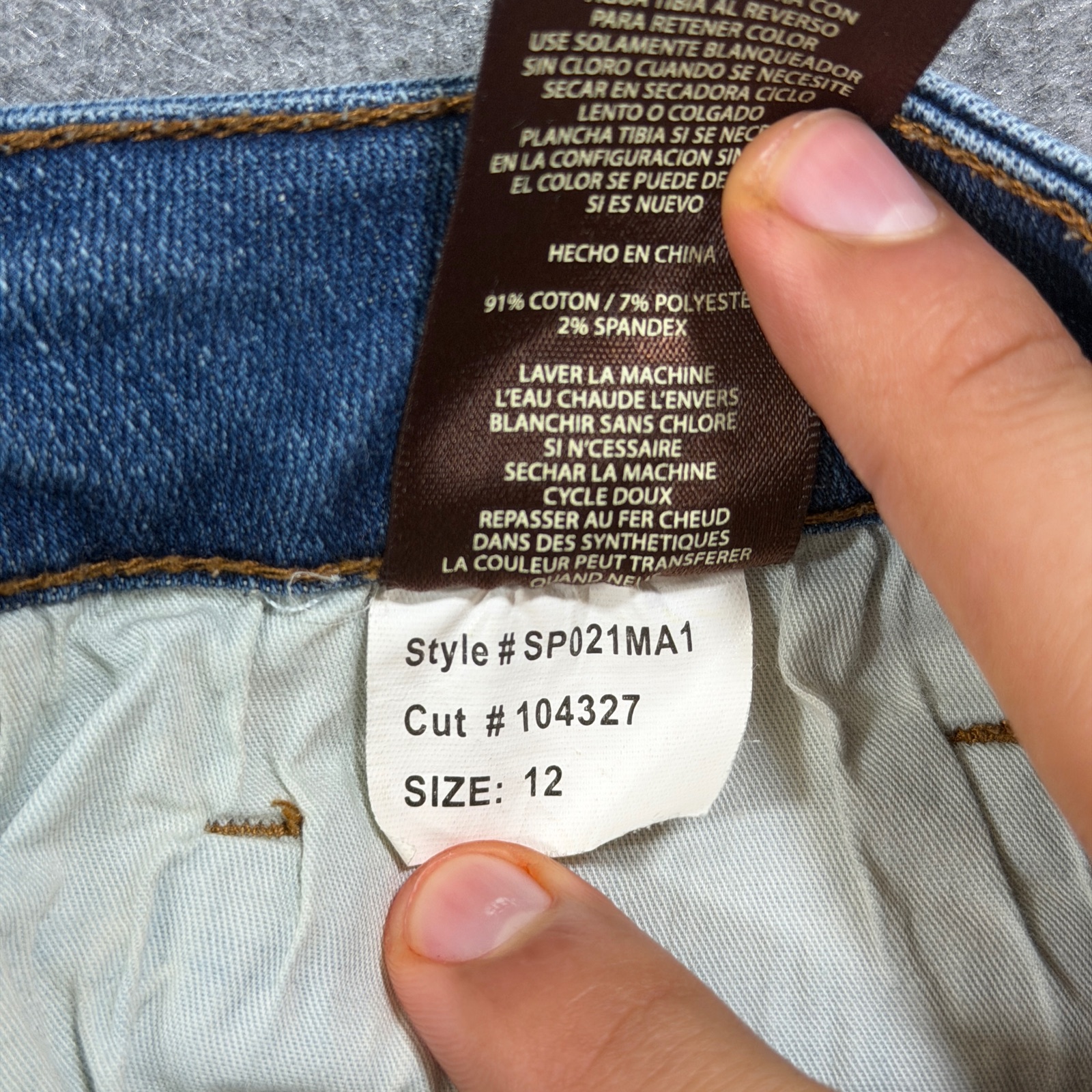 Kut From The Kloth Diana Skinny Jeans Womens 12 Blue Wash Distressed Stretch thumbnail 13