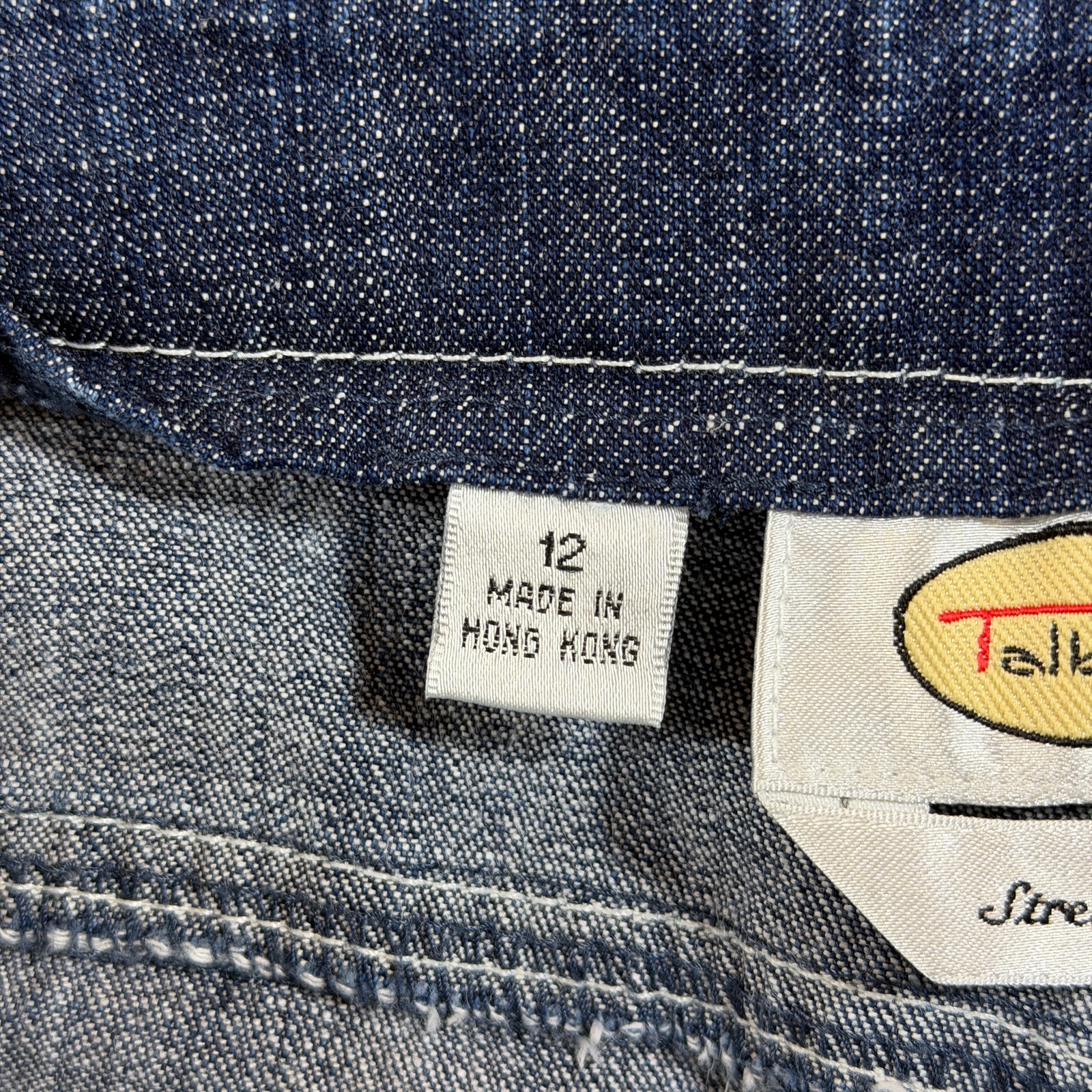 Vintage Talbots Jeans Womens 12 30x31 Dark Wash Floral Embroidered Denim thumbnail 12