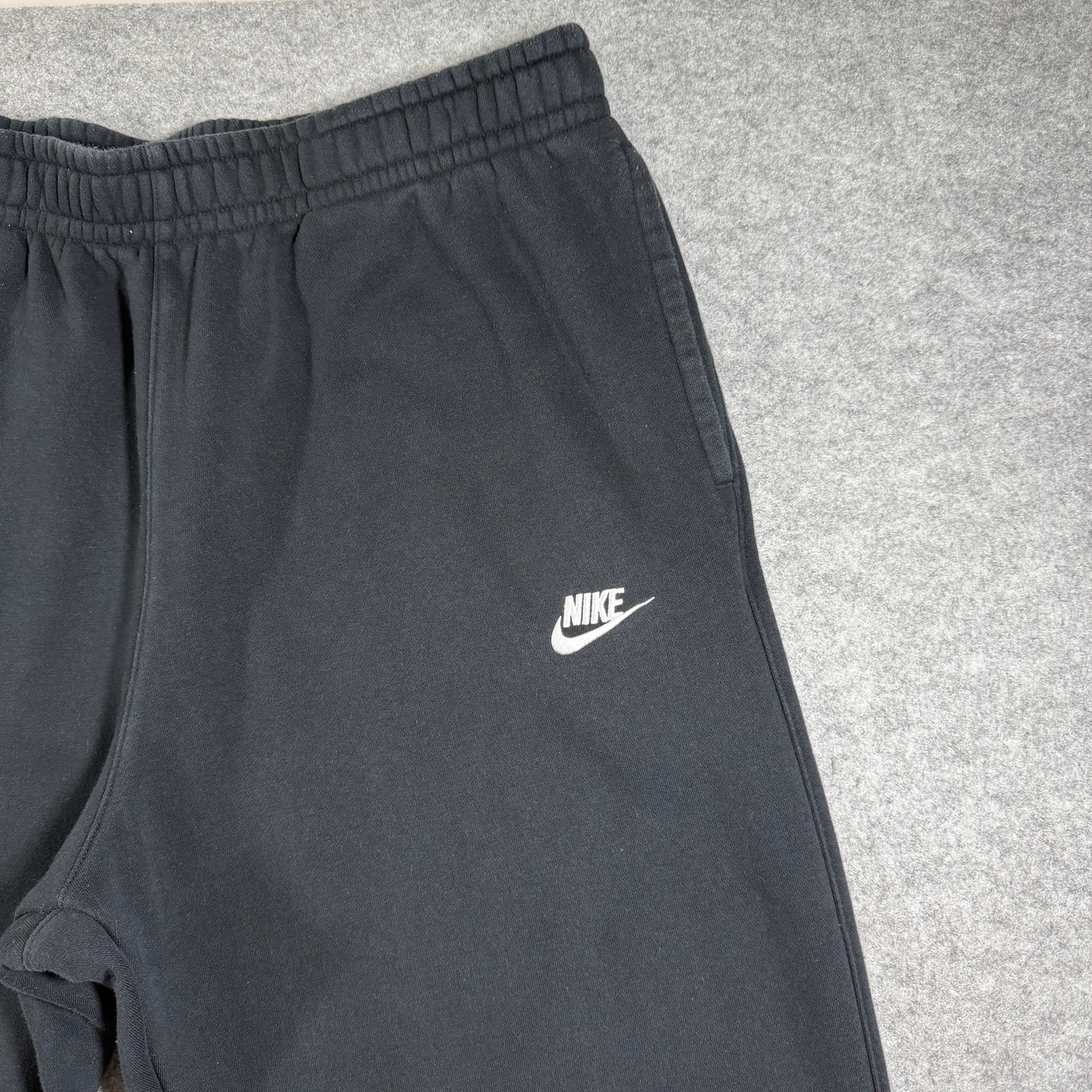Nike Club Fleece Sweatpants Mens XL Black Cotton Drawstring Elastic Waist Pocket thumbnail 6