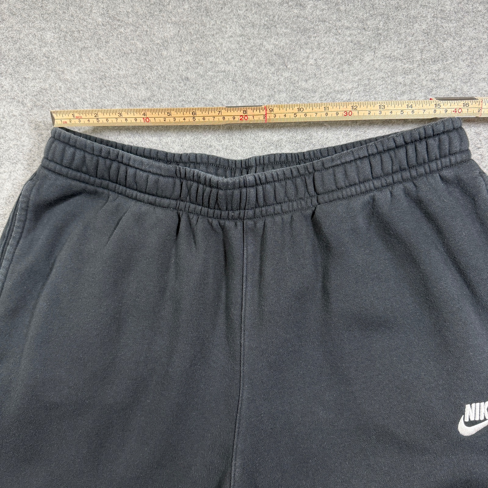 Nike Club Fleece Sweatpants Mens XL Black Cotton Drawstring Elastic Waist Pocket thumbnail 7