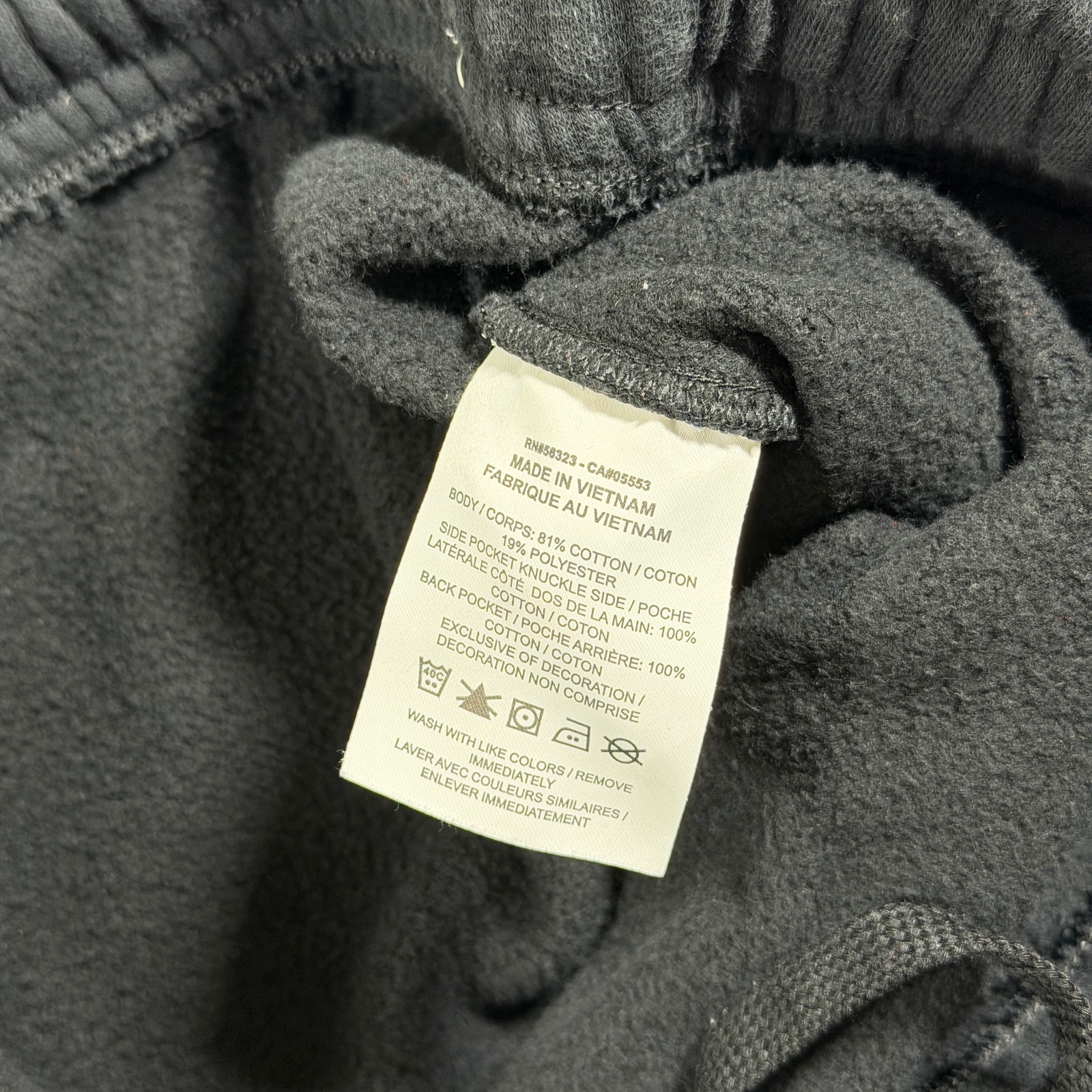 Nike Club Fleece Sweatpants Mens XL Black Cotton Drawstring Elastic Waist Pocket thumbnail 12