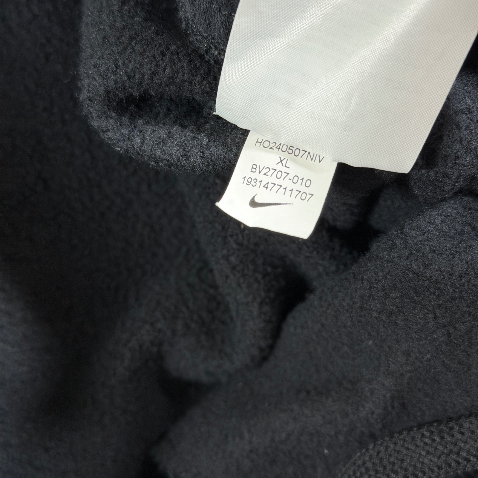 Nike Club Fleece Sweatpants Mens XL Black Cotton Drawstring Elastic Waist Pocket thumbnail 13