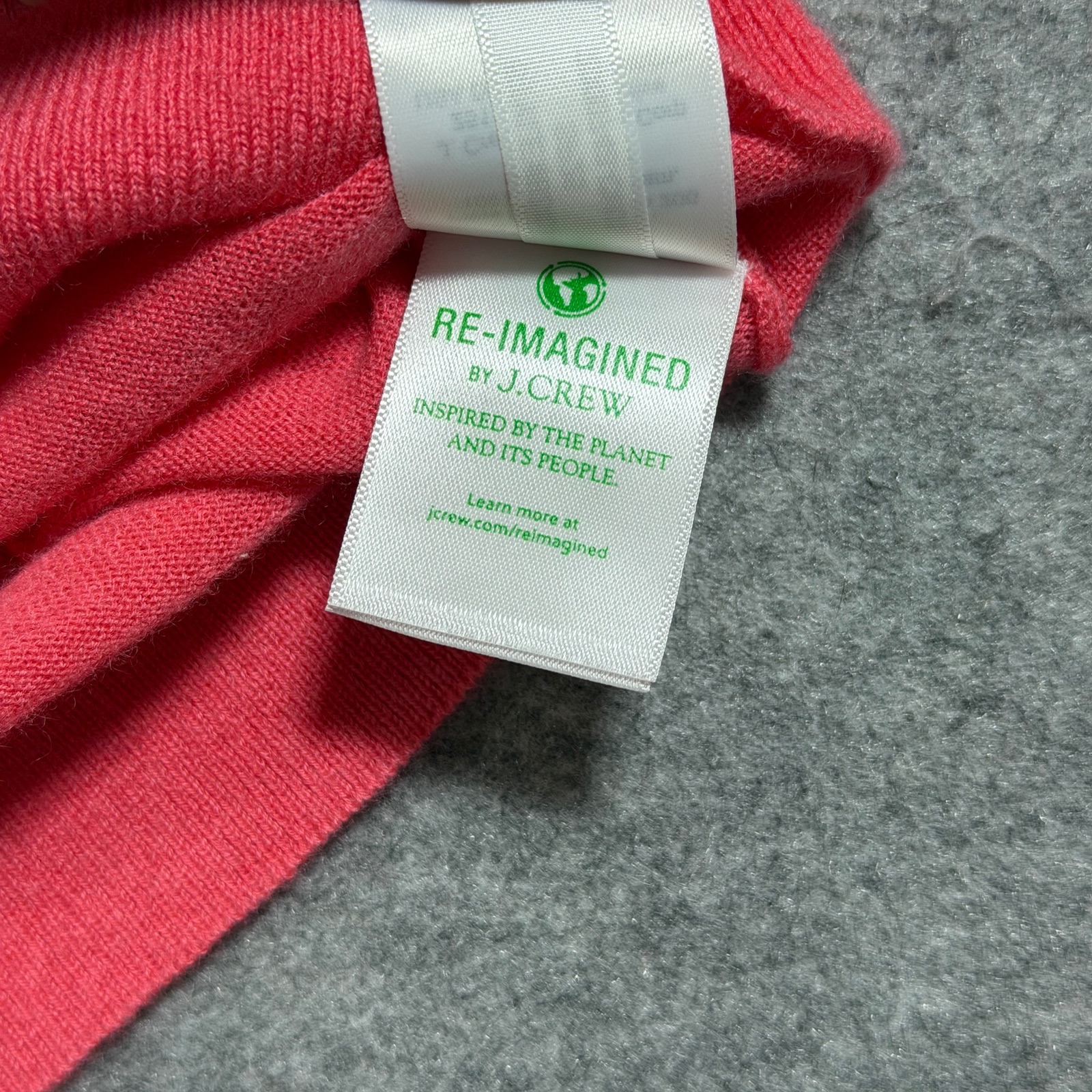 J.Crew 100% Cashmere Cardigan Womens XS Pink Coral Crop Button Front Crew Neck thumbnail 12