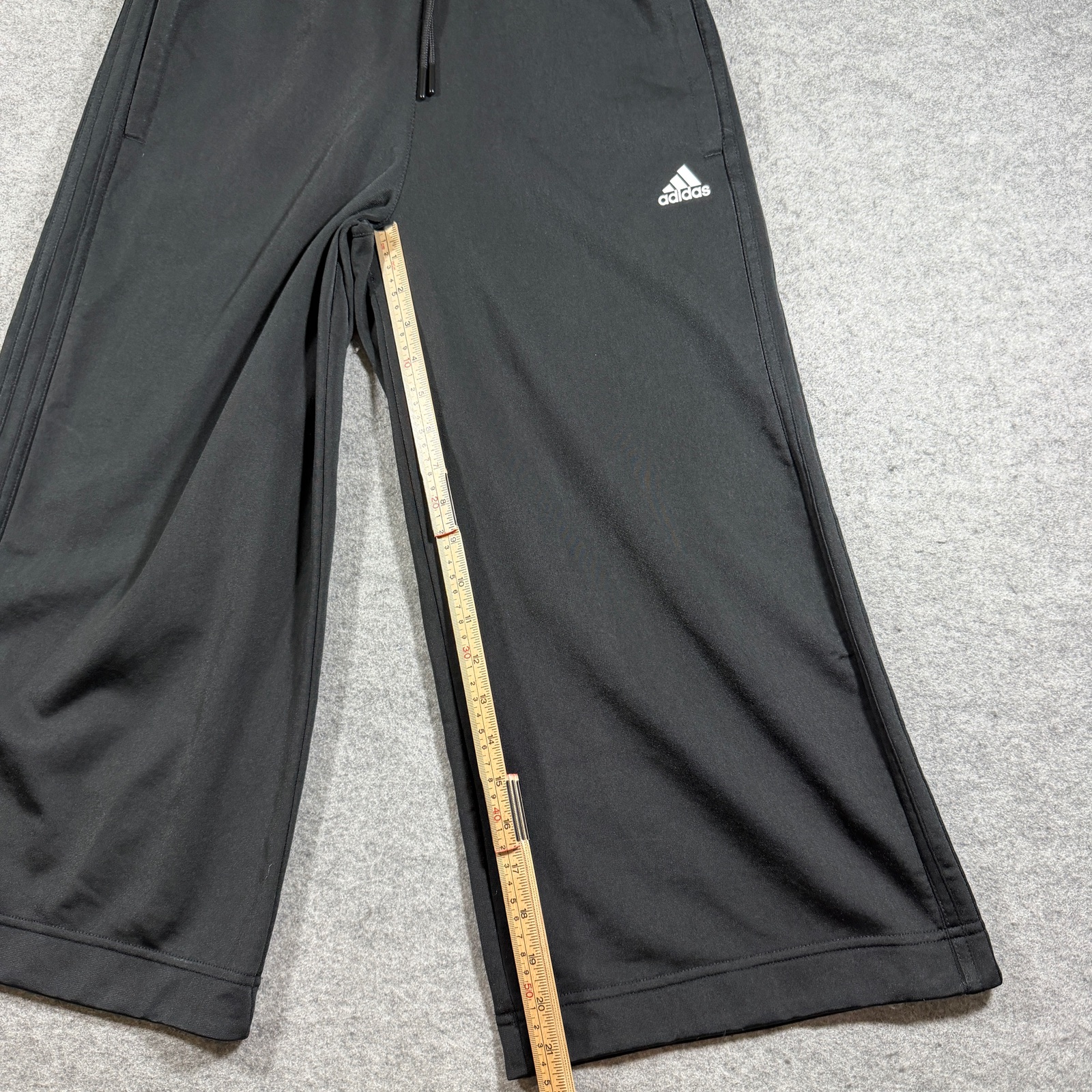 Adidas Tiro Track Capri Pants Womens XS Black 3-Stripe Athletic Soccer Loose Fit thumbnail 5