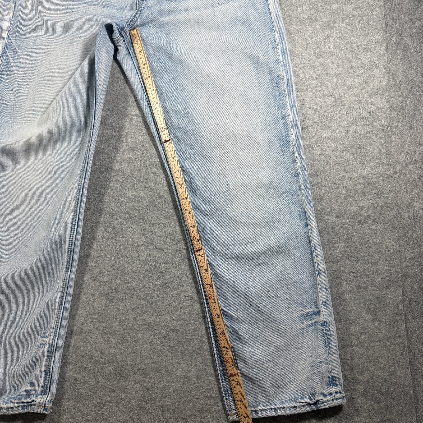 American Eagle 90s Boyfriend Jeans Womens 8 Regular Light Wash Stretch Denim thumbnail 7