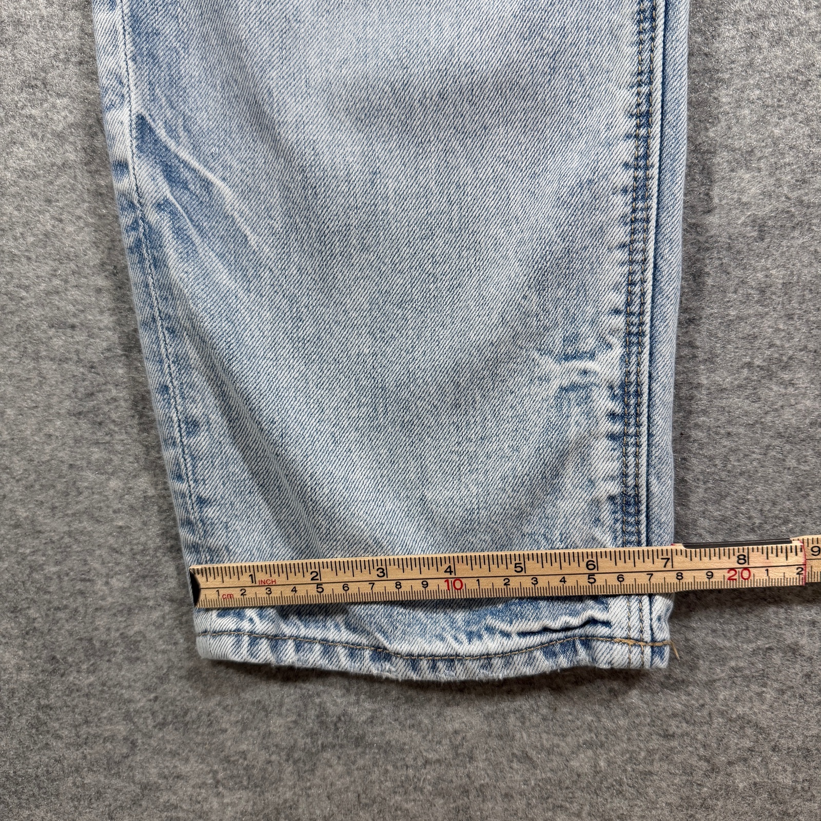 American Eagle 90s Boyfriend Jeans Womens 8 Regular Light Wash Stretch Denim thumbnail 9