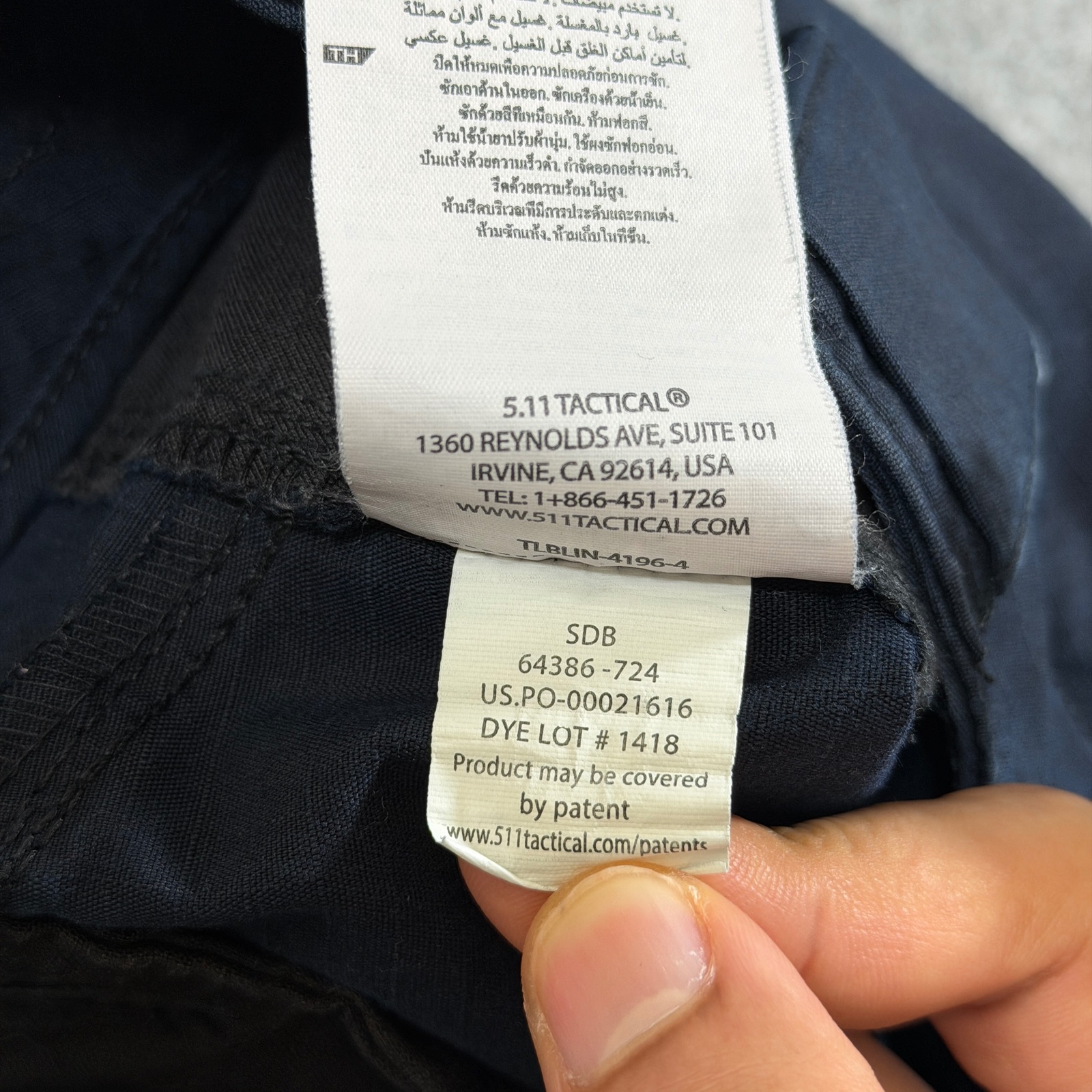 5.11 Tactical Stryke Pants Womens 16 Regular Navy Cargo Reinforced Knee Workwear thumbnail 13