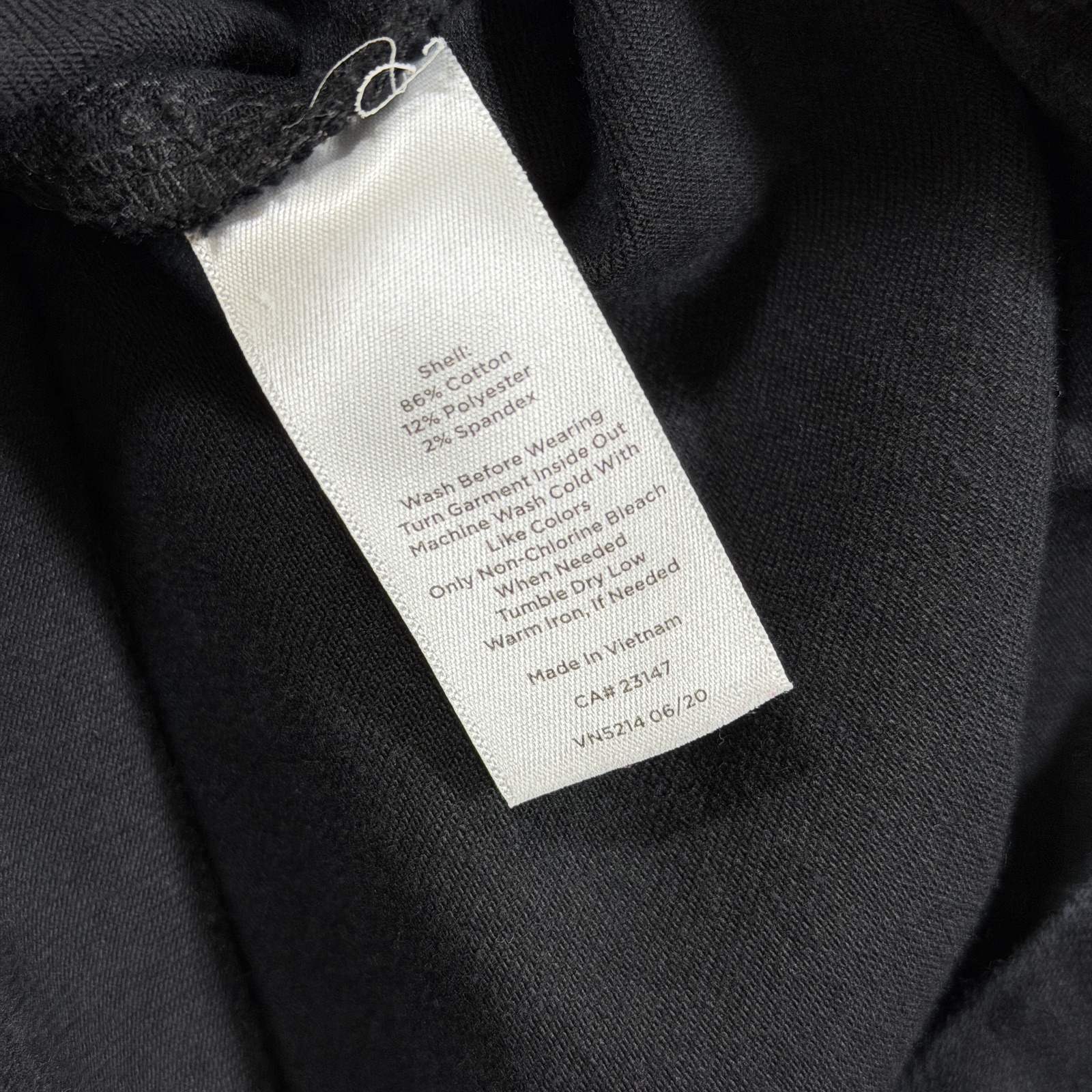 Talbots Jeans Womens 14 Black Wide Leg Flare High Rise Button Pocket Stretch thumbnail 10