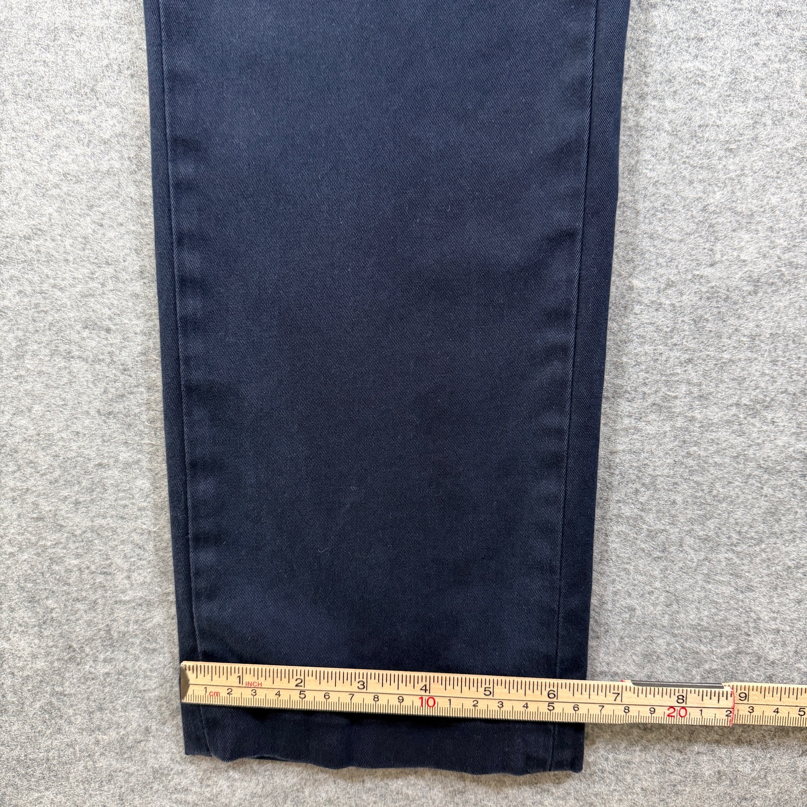 Banana Republic Fulton Skinny Fit Pants Mens 33x30 Navy Stretch Cotton Casual thumbnail 9