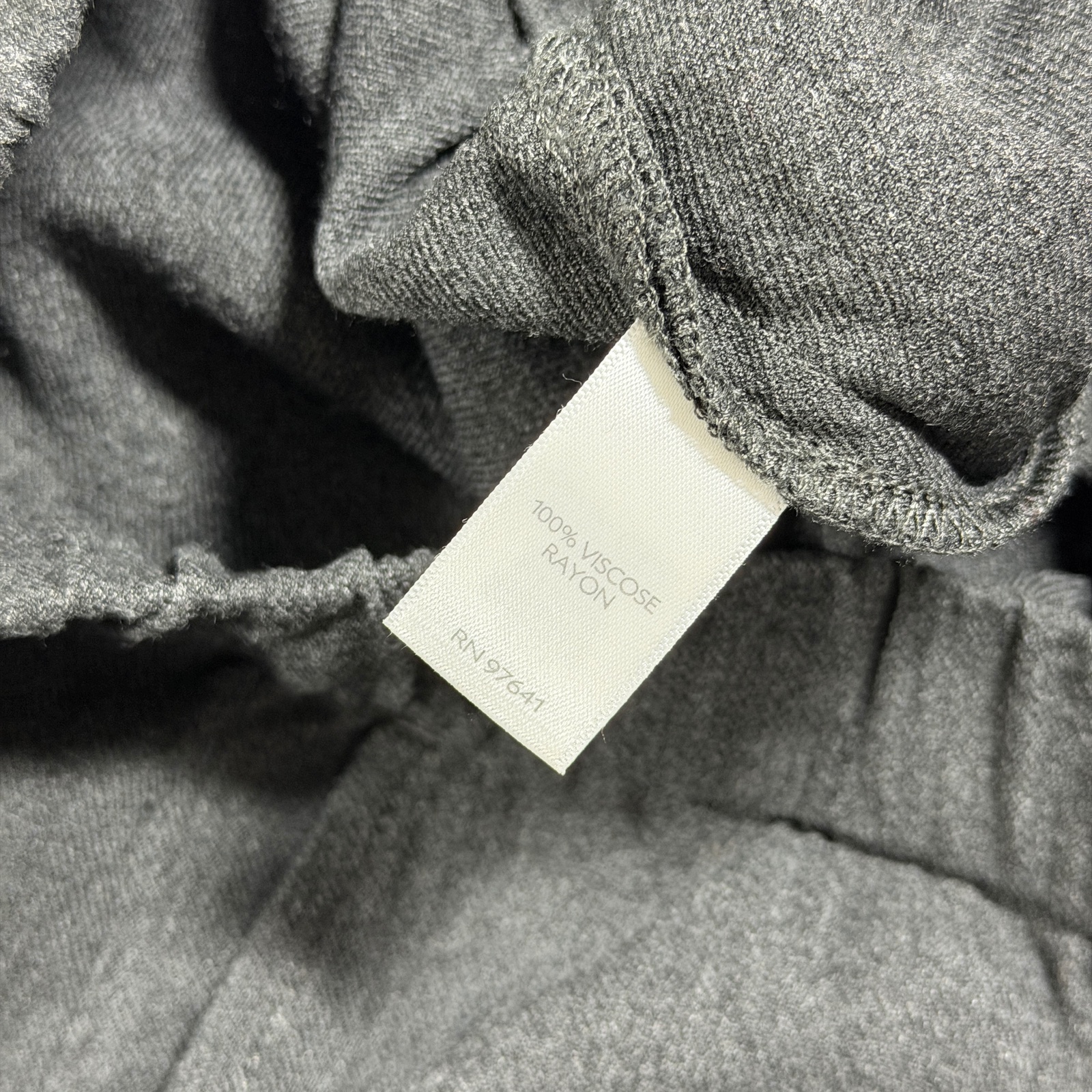Pure Jill Wide Leg Pants Womens M Tall Gray Rayon Pull On Elastic Waist Relaxed thumbnail 9