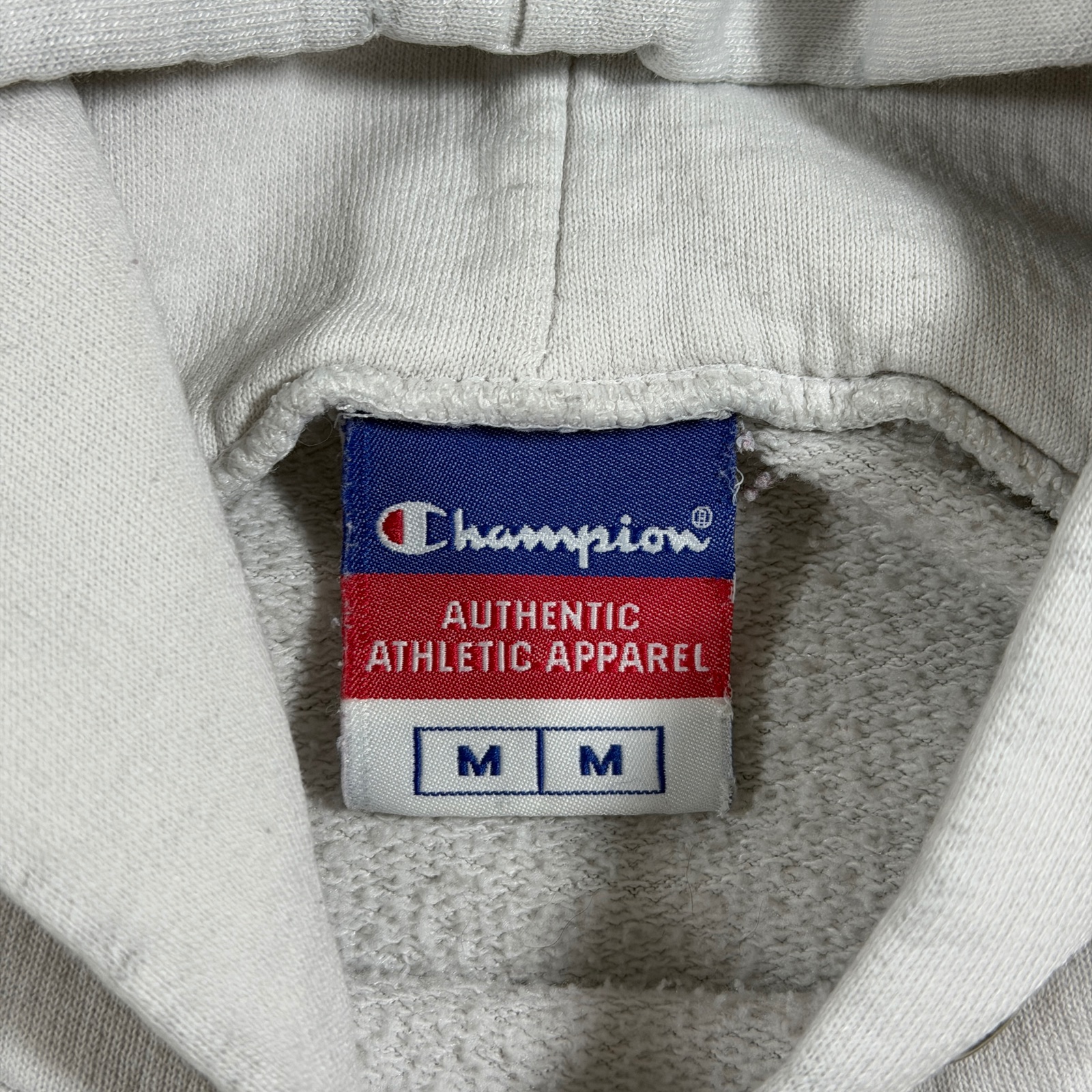 Vintage 90s Champion Mizzou Tigers Hoodie Mens M White Fleece NCAA Missouri Logo thumbnail 3