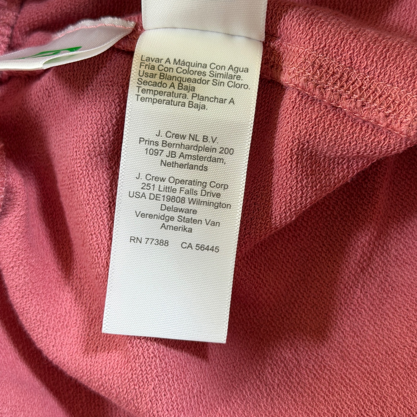 J.Crew Sweat Shorts Womens M Pink 100% Cotton Drawstring Lounge Relaxed Fit thumbnail 5