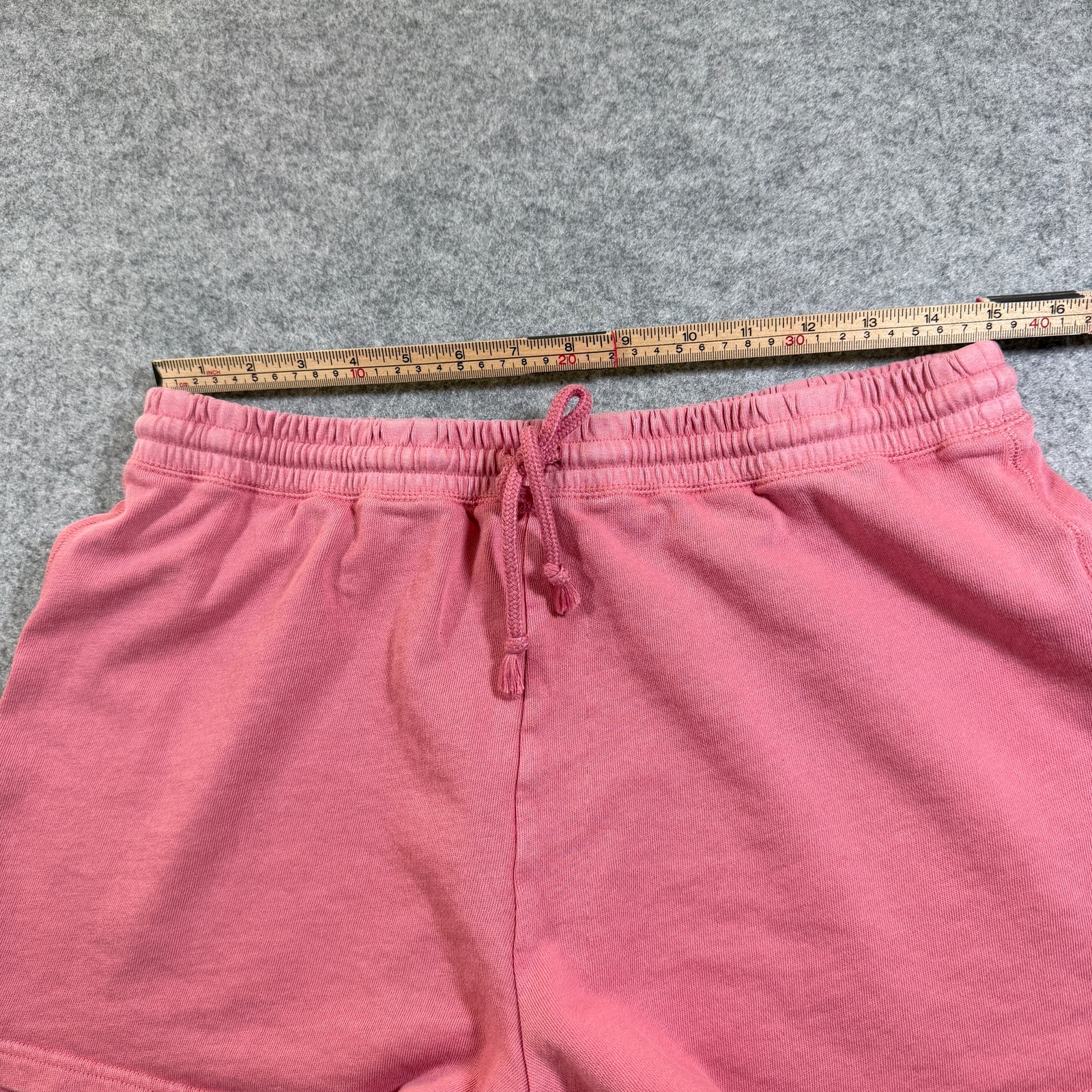 J.Crew Sweat Shorts Womens M Pink 100% Cotton Drawstring Lounge Relaxed Fit thumbnail 6