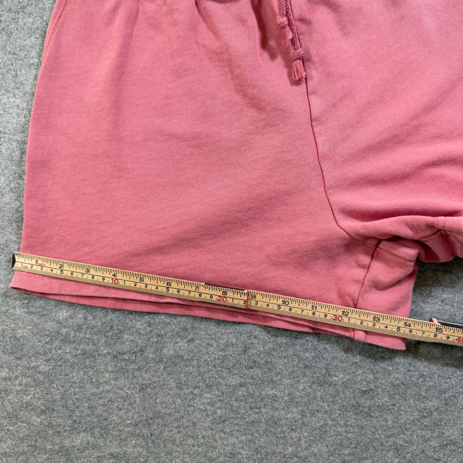 J.Crew Sweat Shorts Womens M Pink 100% Cotton Drawstring Lounge Relaxed Fit thumbnail 7