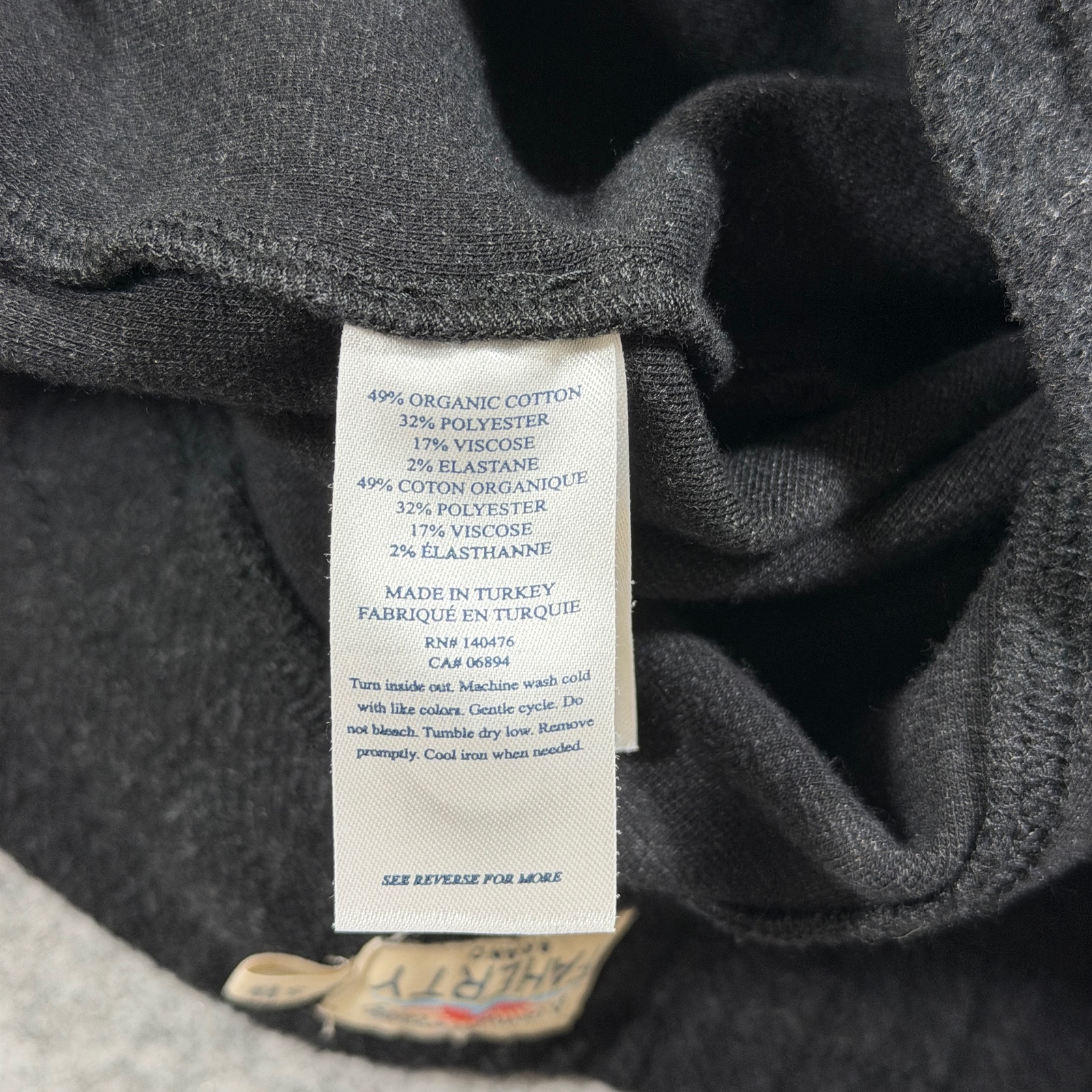 Faherty Sweat Shorts Mens S Charcoal Gray French Terry Cotton Relaxed Fit Pocket thumbnail 10