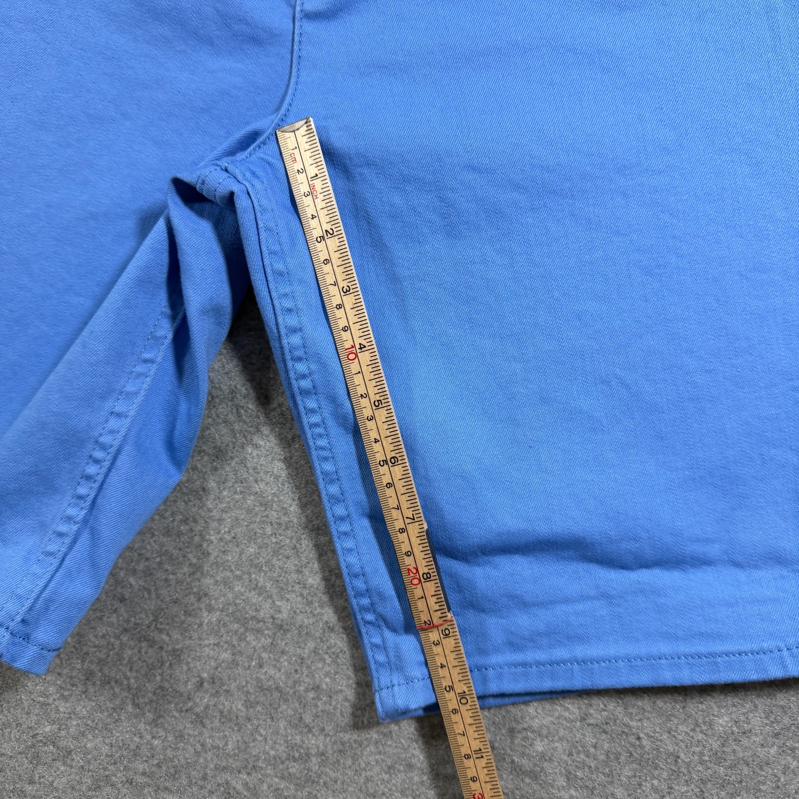 Lee Denim Shorts Womens 12 Medium Blue 5 Pocket Bermuda Cotton Stretch thumbnail 7