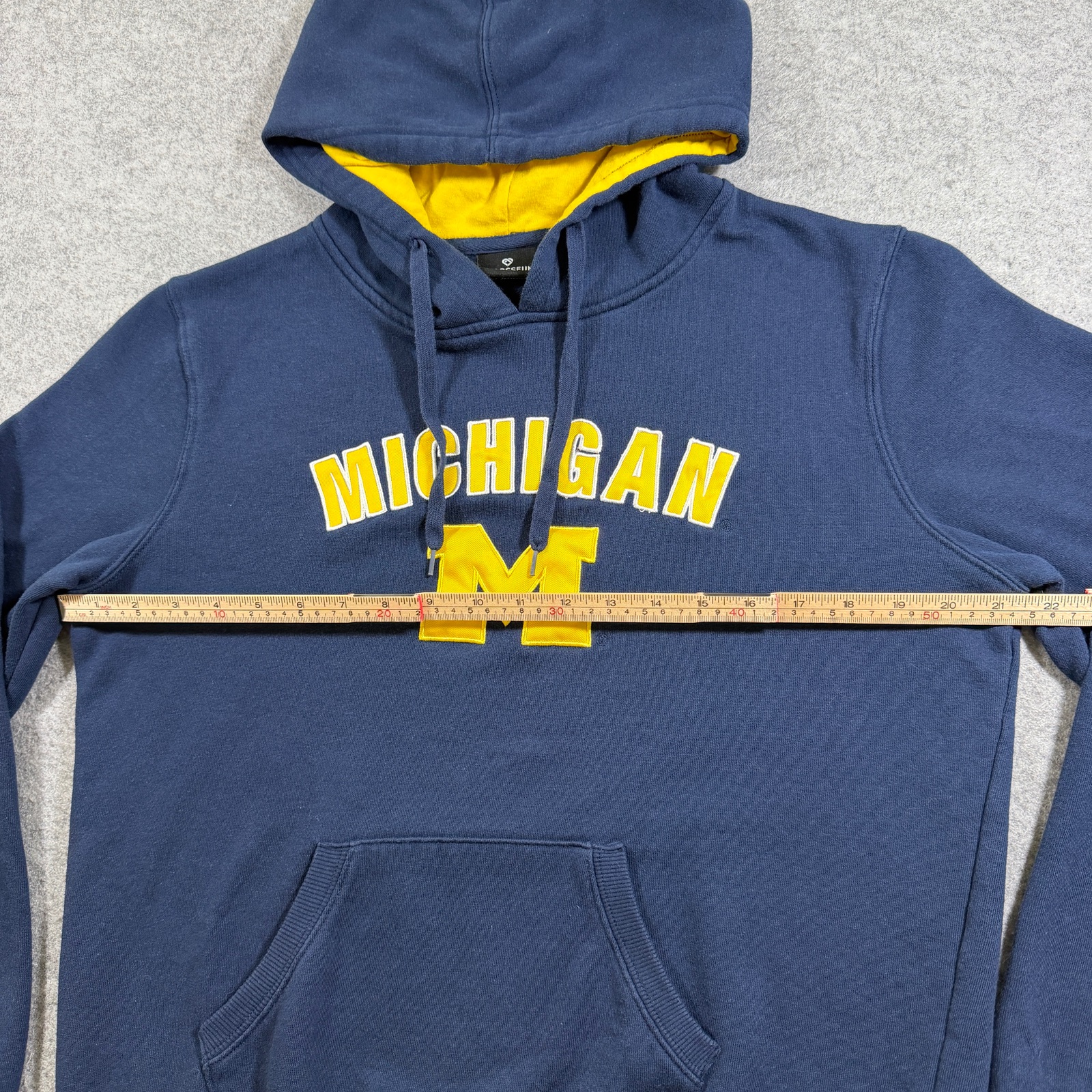 Michigan Wolverines Hoodie Womens L Navy Embroidered Fleece Pullover NCAA Sports thumbnail 7