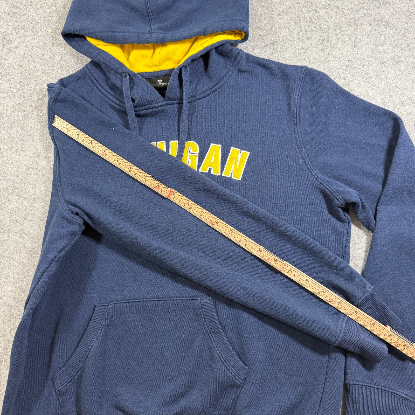Michigan Wolverines Hoodie Womens L Navy Embroidered Fleece Pullover NCAA Sports thumbnail 8