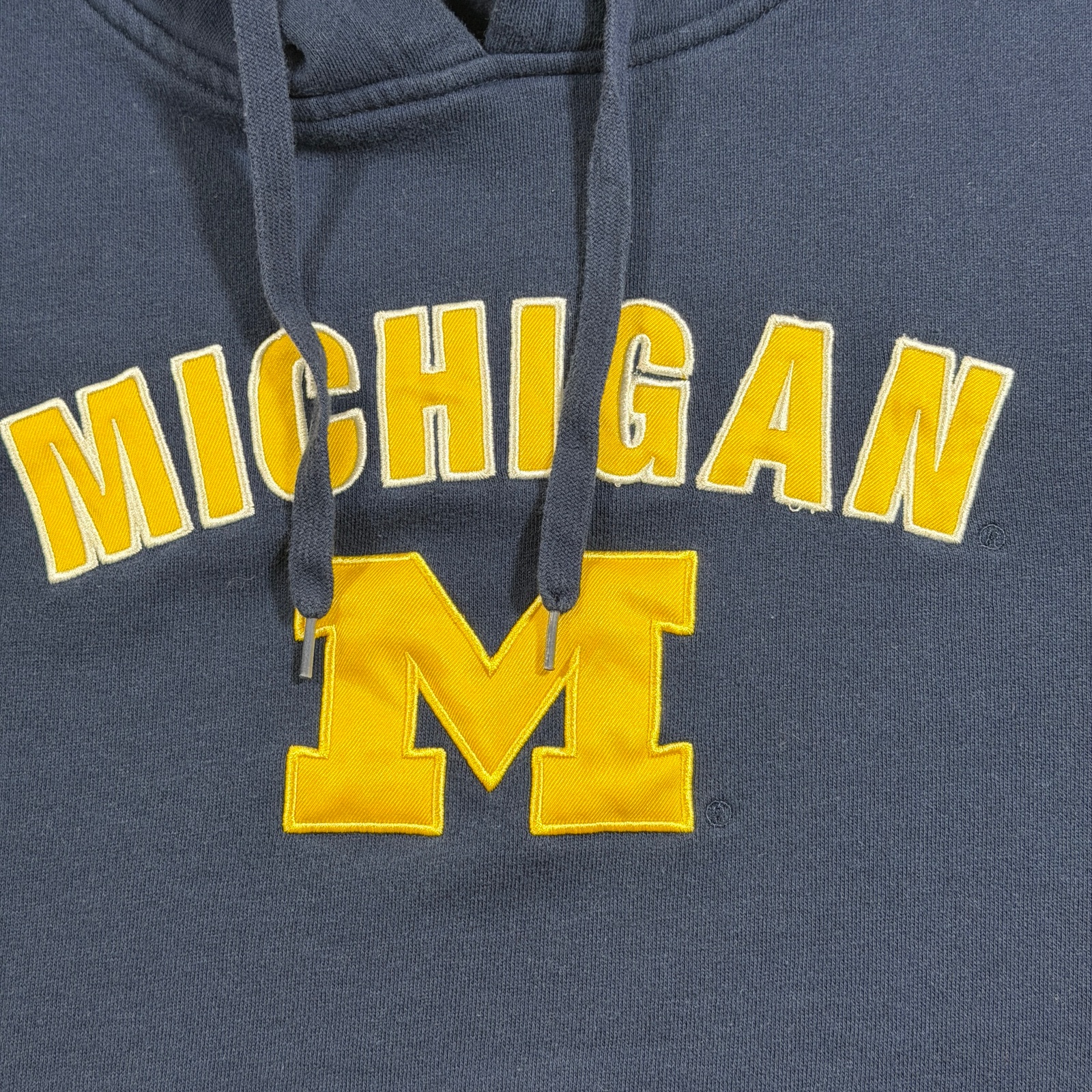 Michigan Wolverines Hoodie Womens L Navy Embroidered Fleece Pullover NCAA Sports thumbnail 9