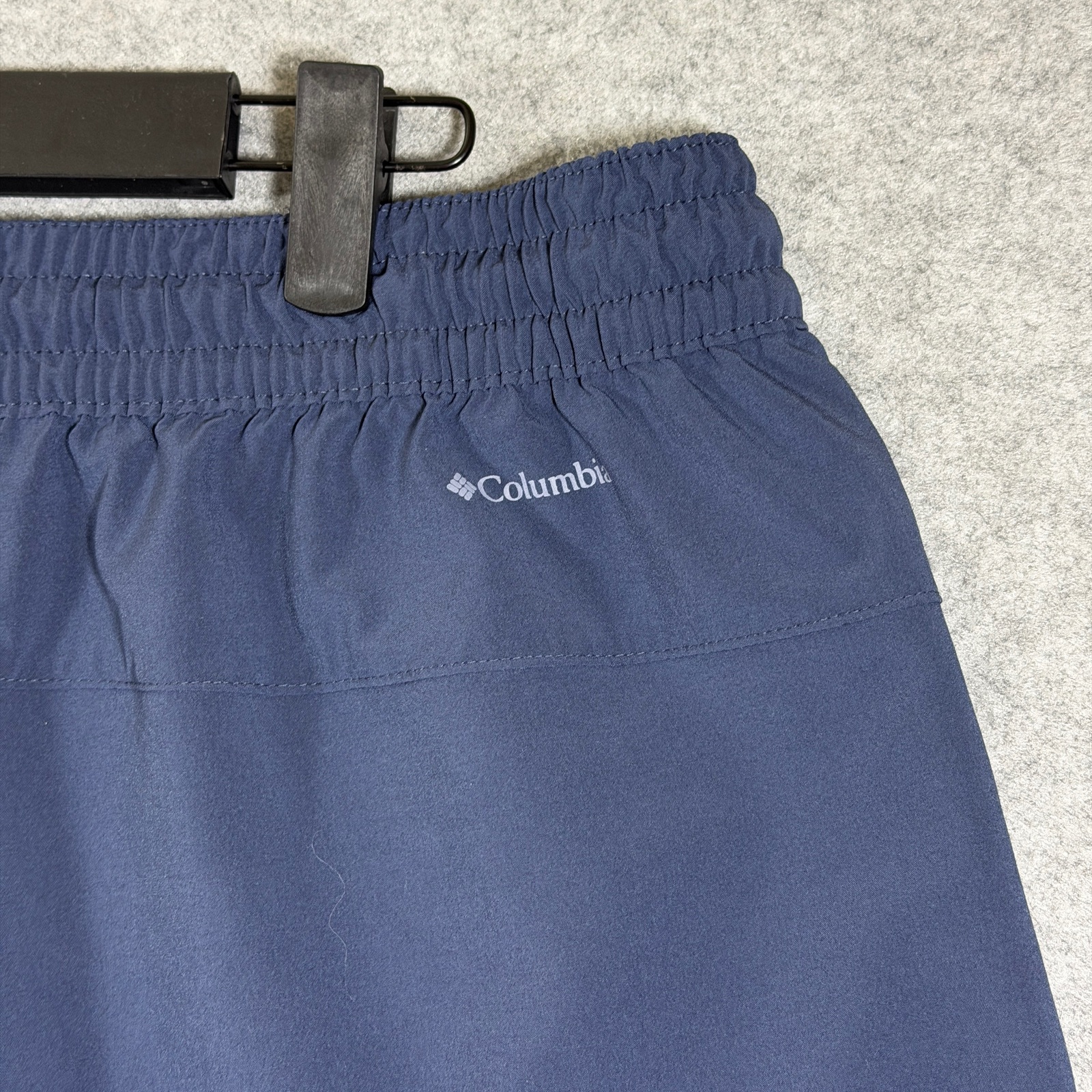 Columbia Swim Shorts Mens 2X Navy Blue Boardshort Elastic Waist Logo Casual thumbnail 3