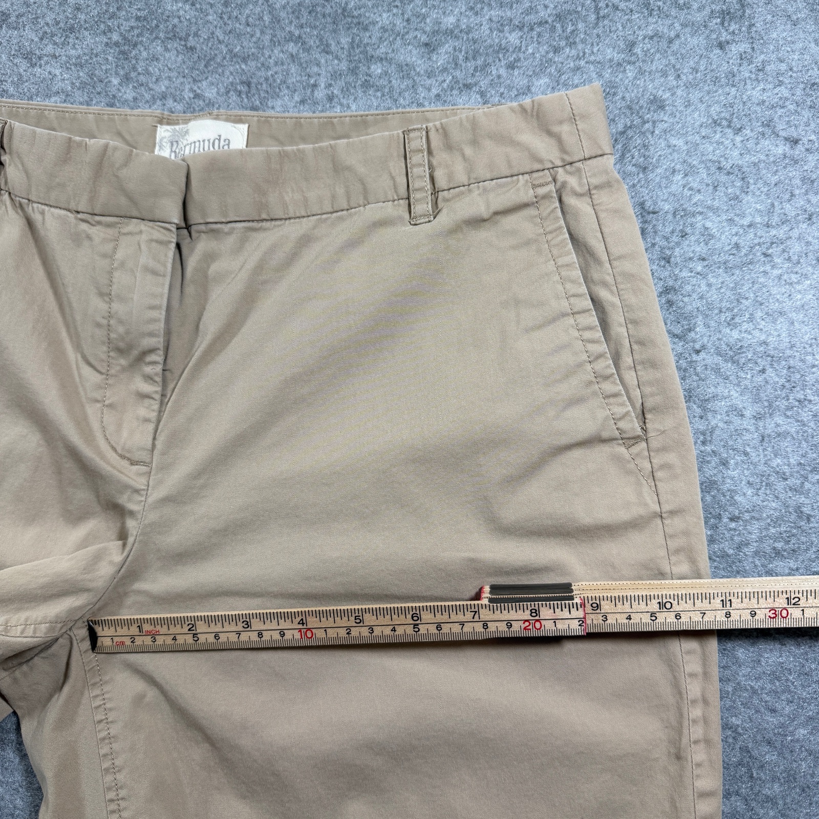 J.Crew Bermuda Shorts Womens 8 Khaki Cotton Chino 9 In Inseam Preppy Casual thumbnail 7