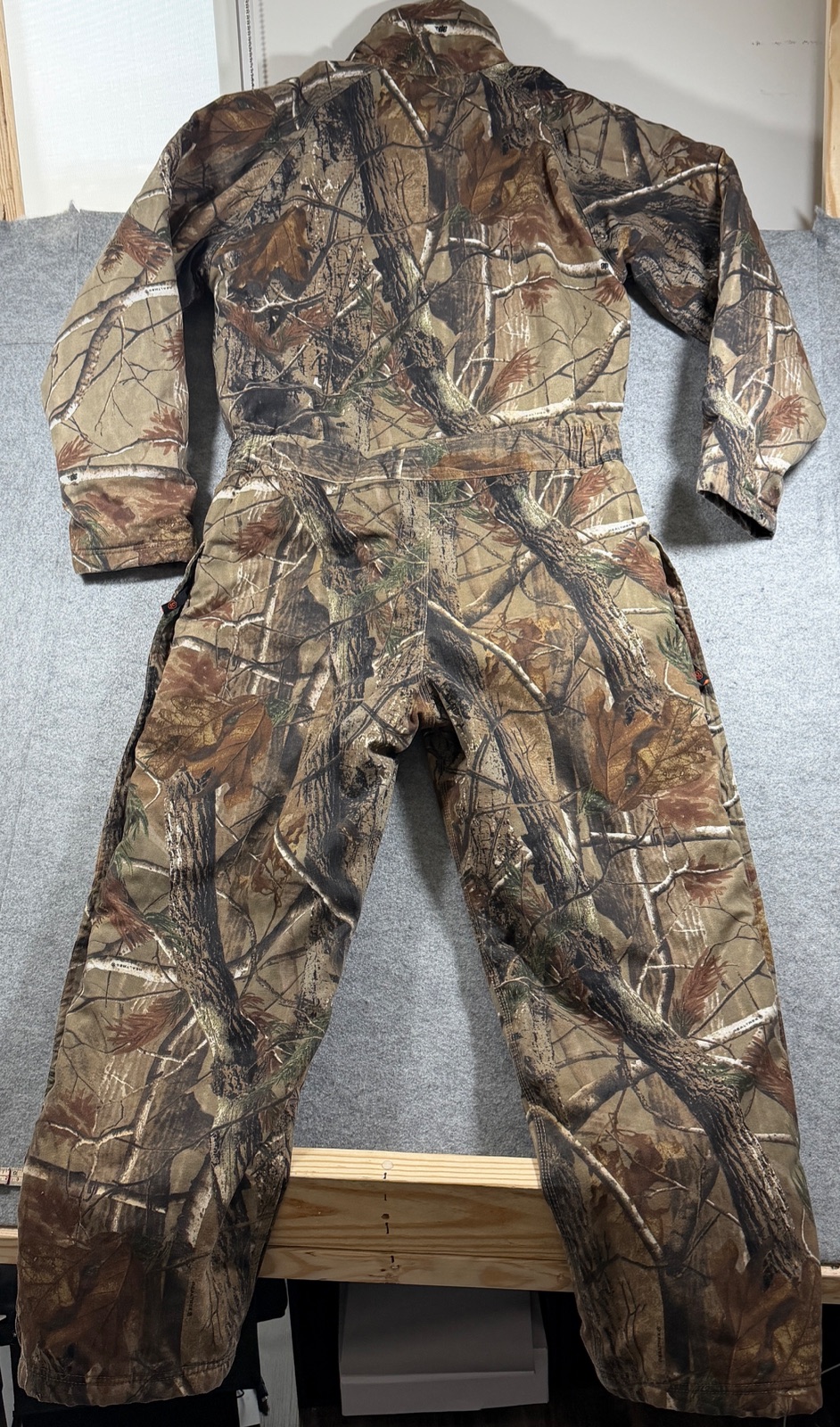 Game Winner Coveralls Mens M Realtree Camo Insulated Hunting Snap Front Zip thumbnail 2