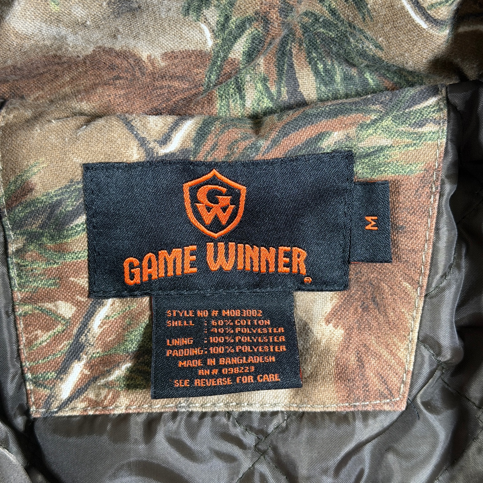 Game Winner Coveralls Mens M Realtree Camo Insulated Hunting Snap Front Zip thumbnail 5