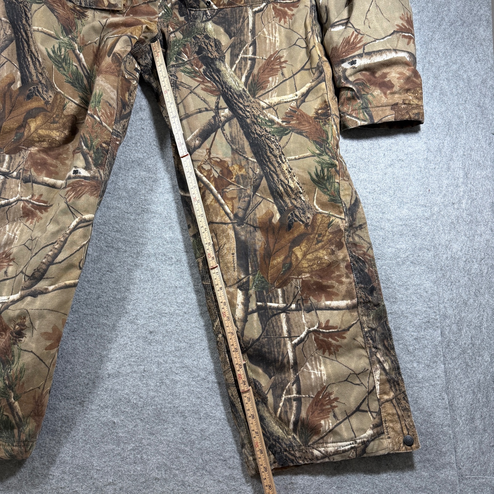 Game Winner Coveralls Mens M Realtree Camo Insulated Hunting Snap Front Zip thumbnail 6