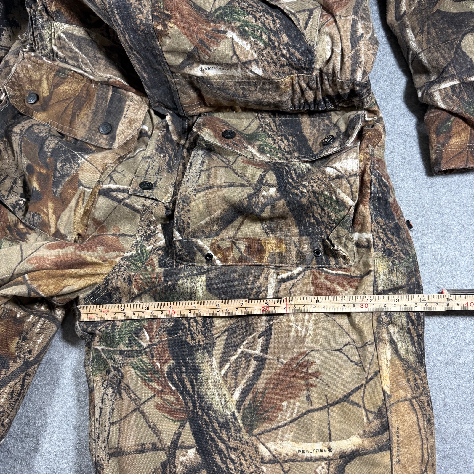 Game Winner Coveralls Mens M Realtree Camo Insulated Hunting Snap Front Zip thumbnail 9