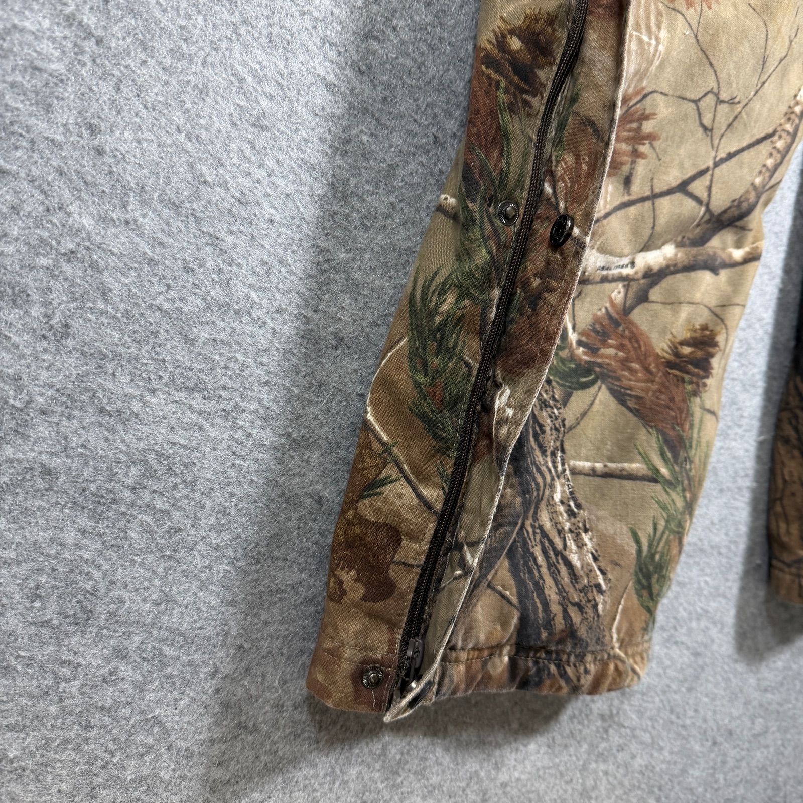 Game Winner Coveralls Mens M Realtree Camo Insulated Hunting Snap Front Zip thumbnail 13