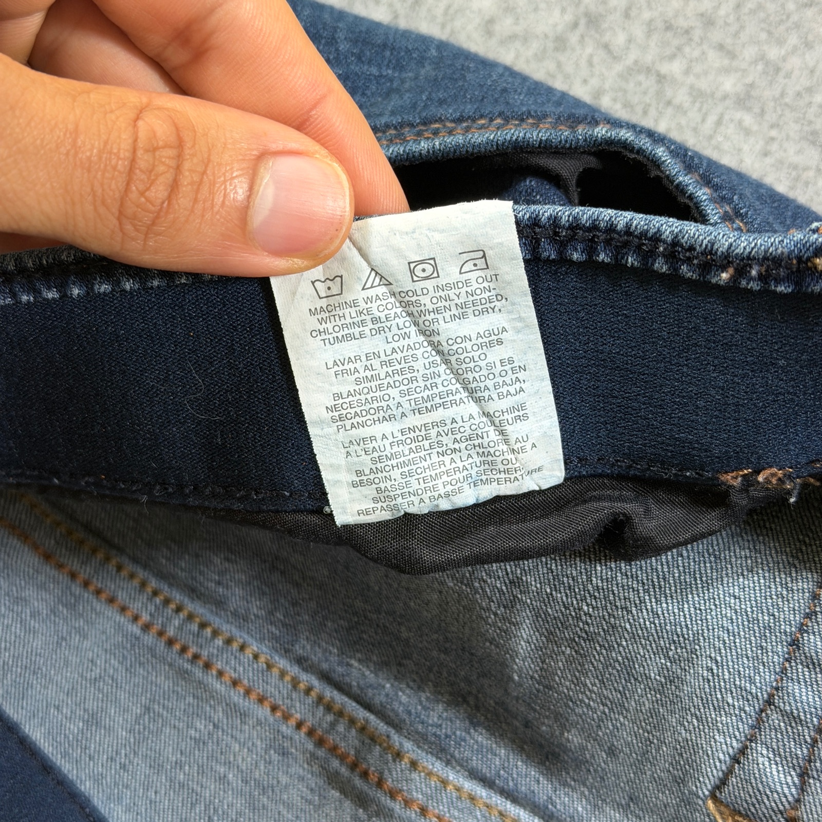 Lee Bootcut Jeans Womens 18 Medium Blue Denim Mid Rise Flex Motion Relaxed Fit thumbnail 10