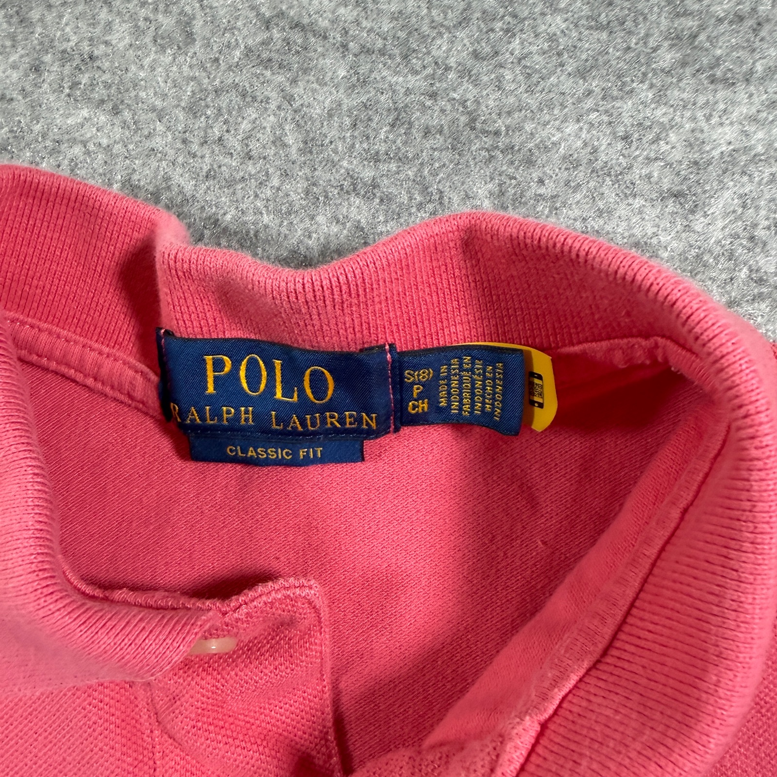 Polo Ralph Lauren Polo Shirt Boys S 8 Pastel Red Classic Fit Cotton Pony Preppy thumbnail 3